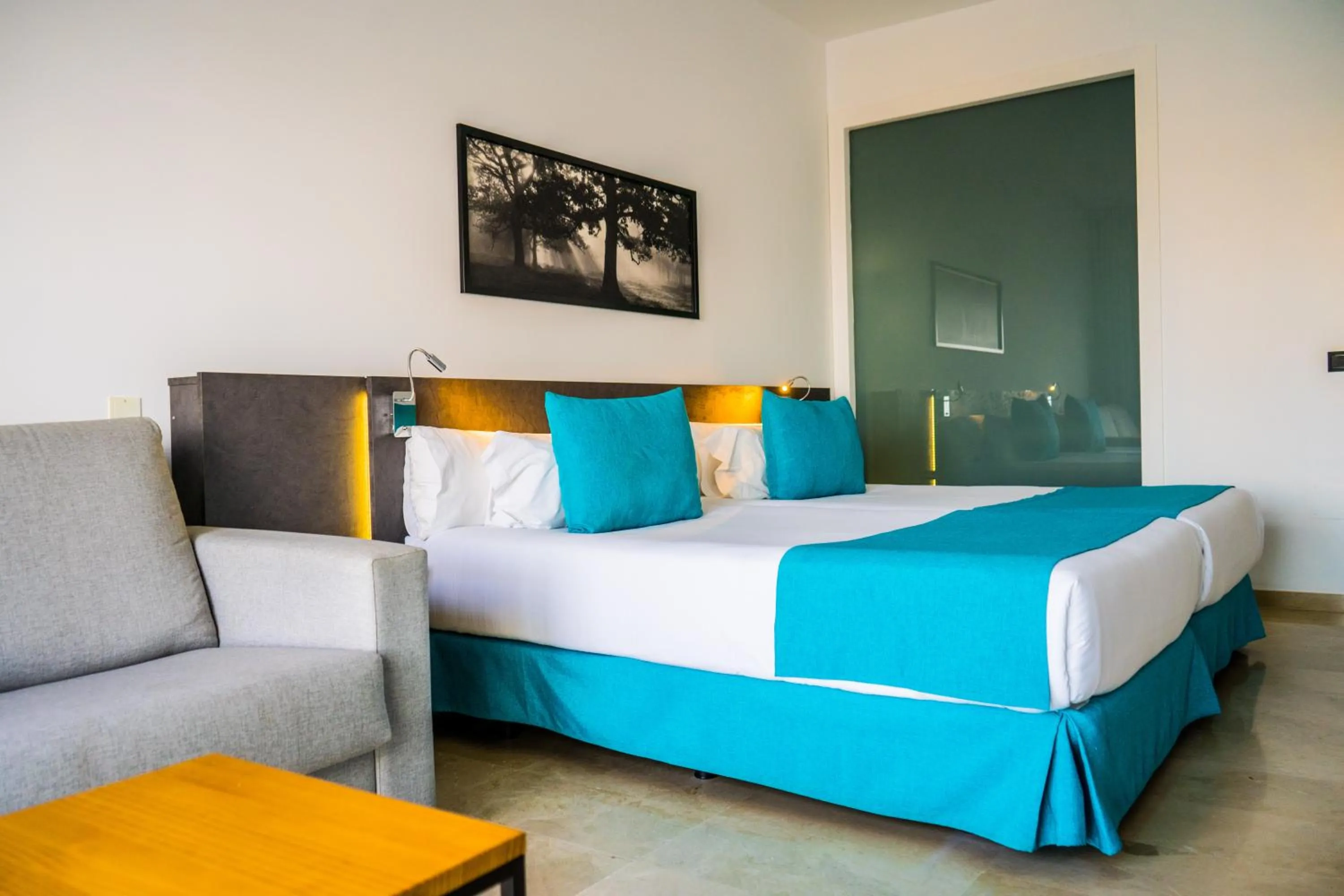 Bed in Moon Hotel & SPA.