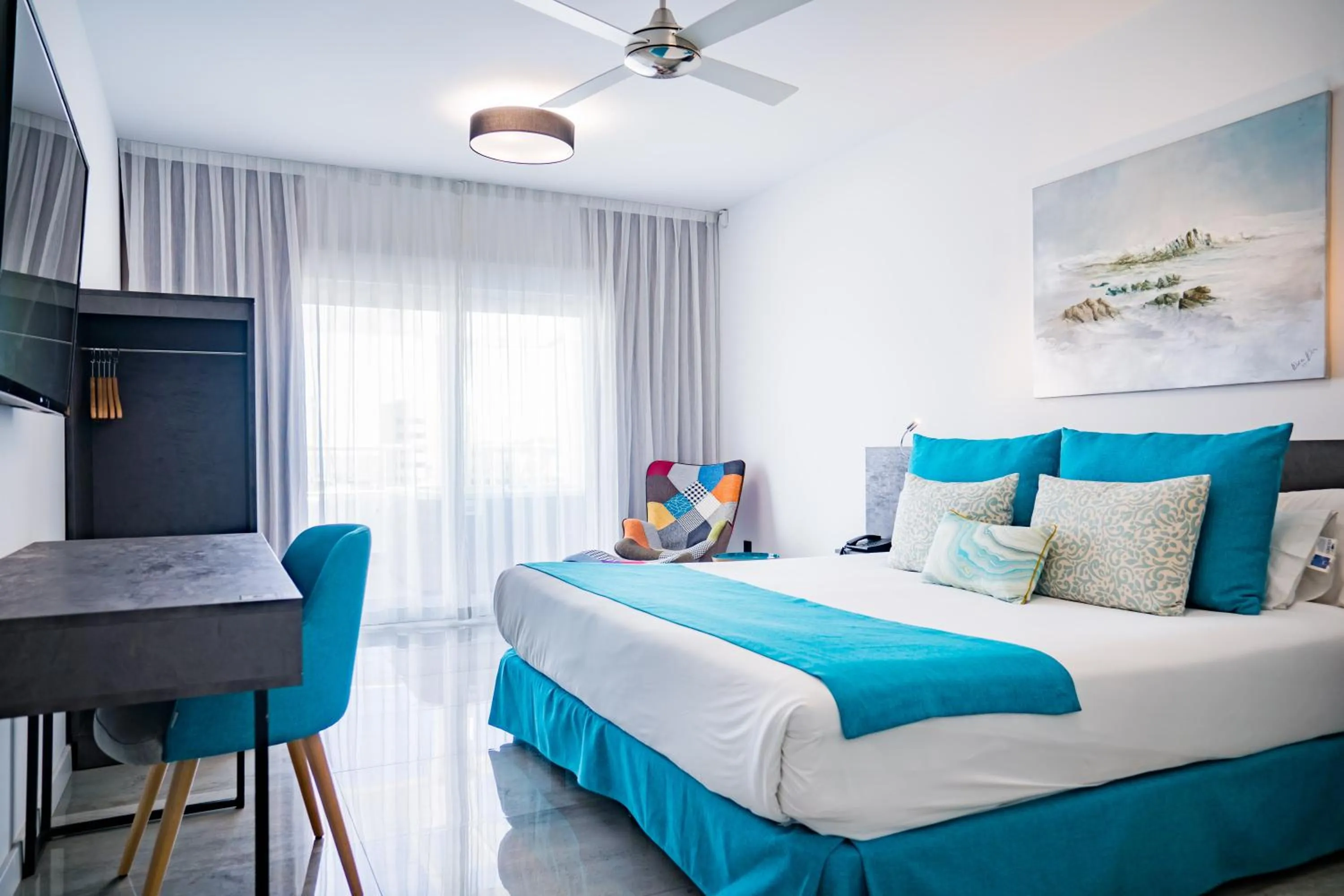 Bed in Moon Hotel & SPA.