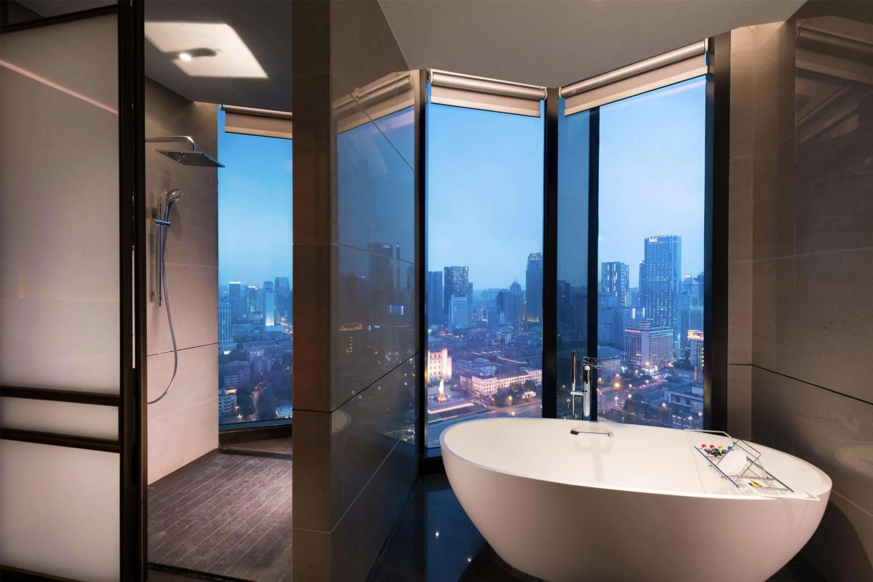 Bathroom in Canopy by Hilton Chengdu City Centre