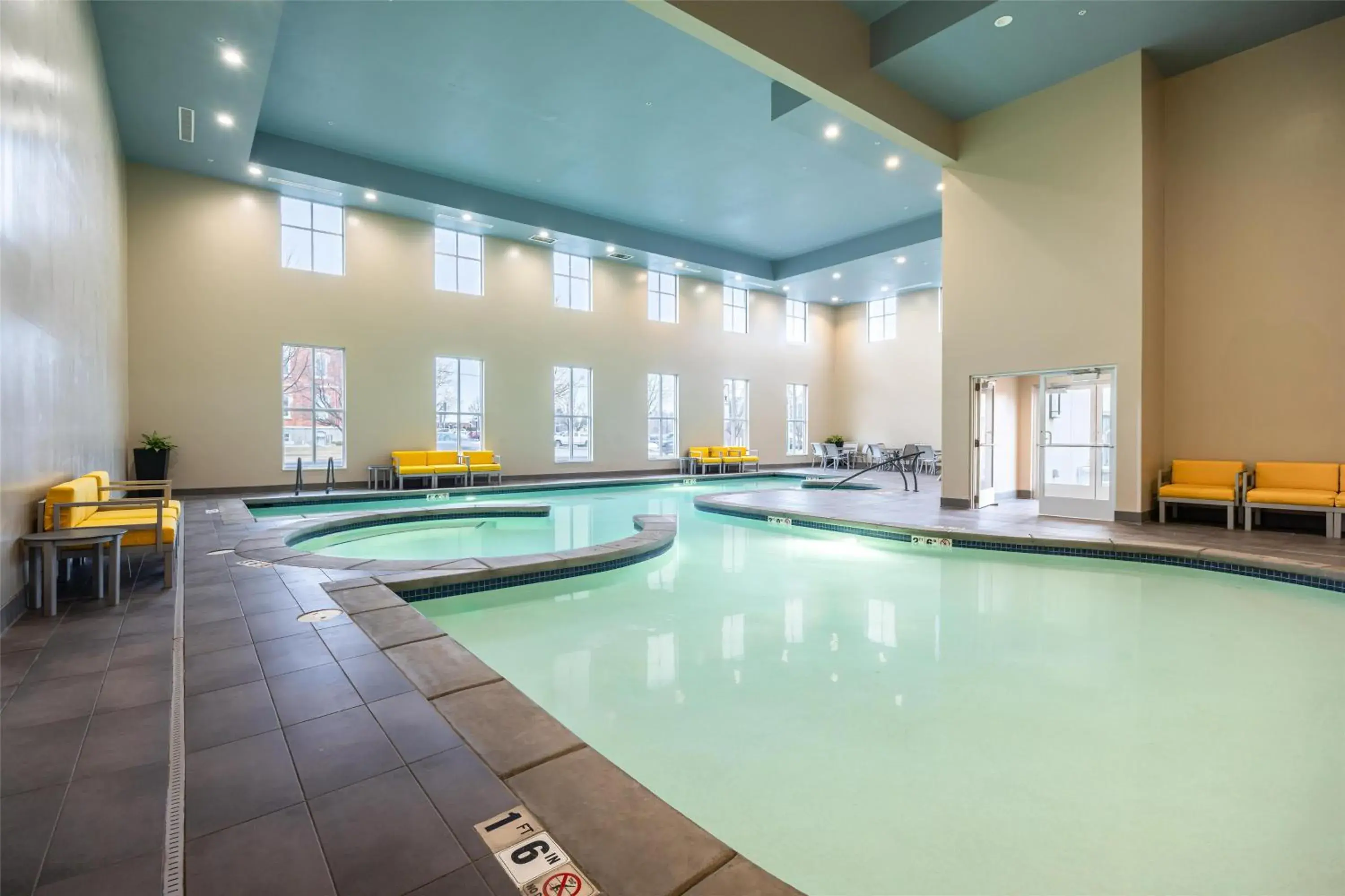 Pool view in Hampton Inn And Suites Logan, Ut Pool view in Hampton Inn And Suites Logan, Ut