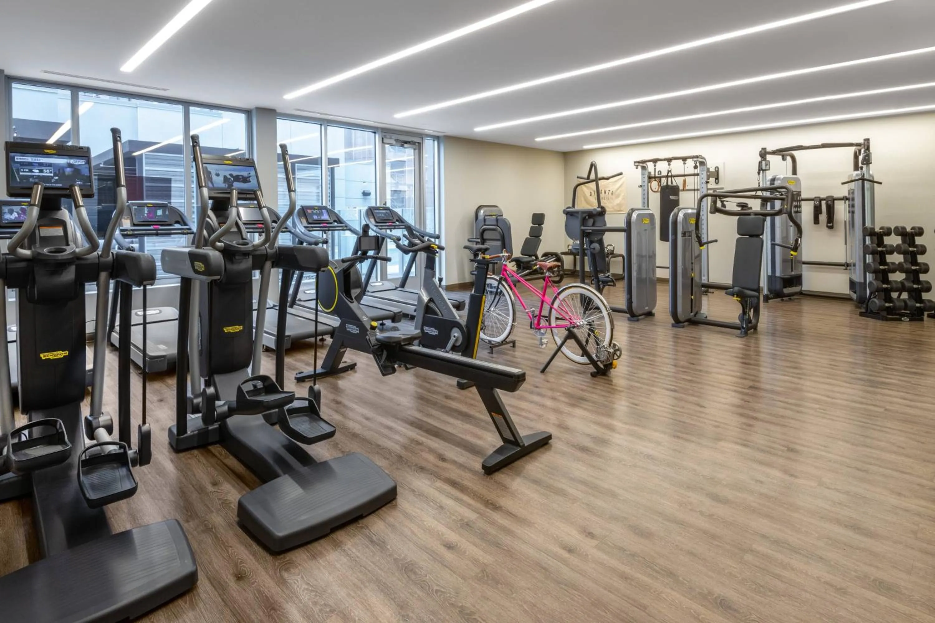 Fitness centre/facilities in AC Hotel by Marriott Atlanta Midtown