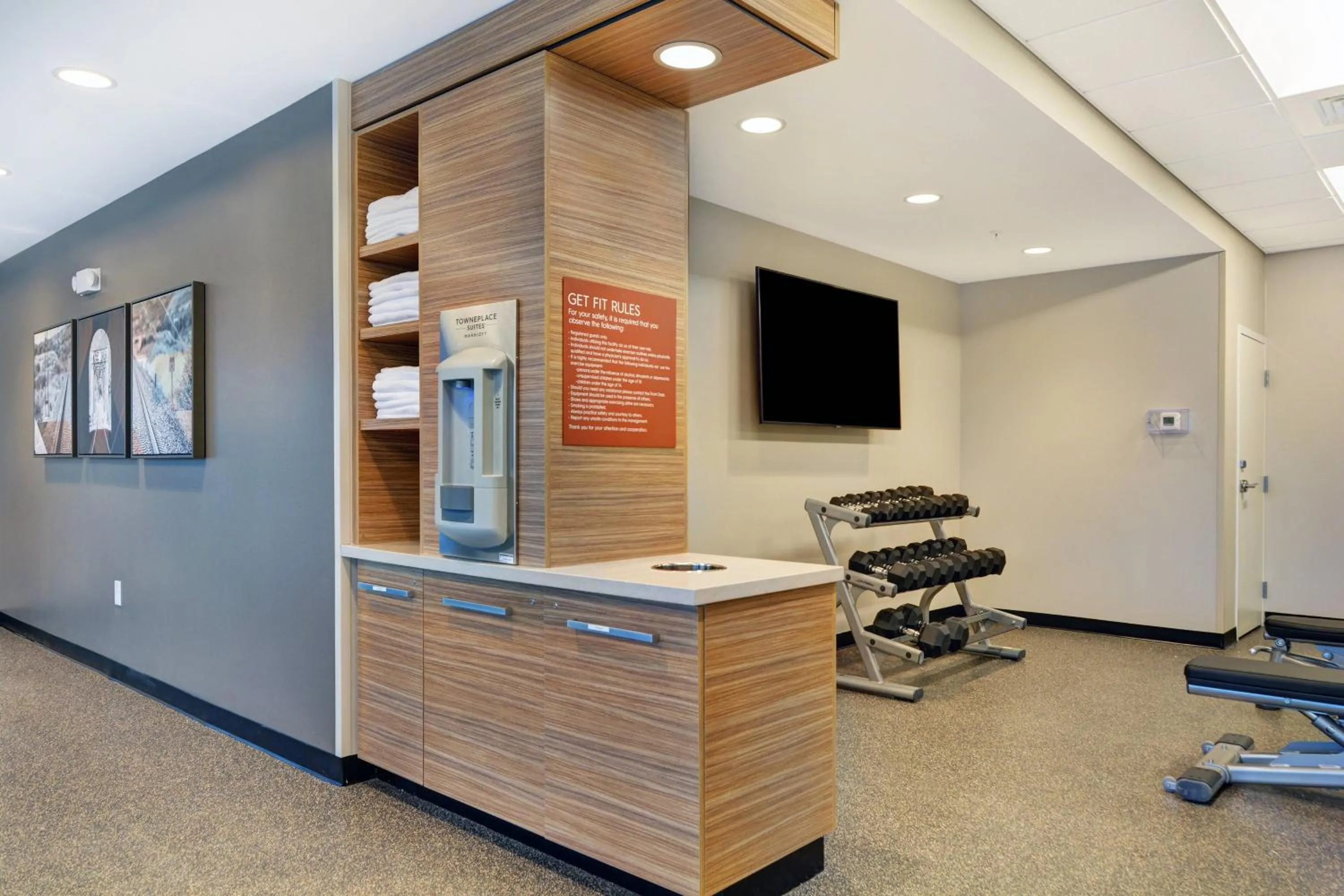 Fitness centre/facilities in TownePlace Suites by Marriott Jackson Airport/Flowood