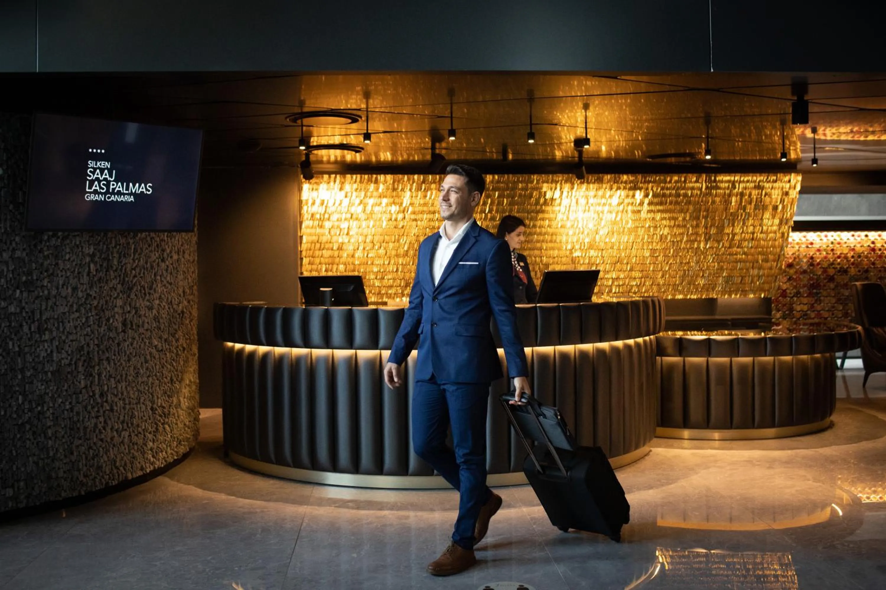 Lobby or reception in Silken Saaj Las Palmas