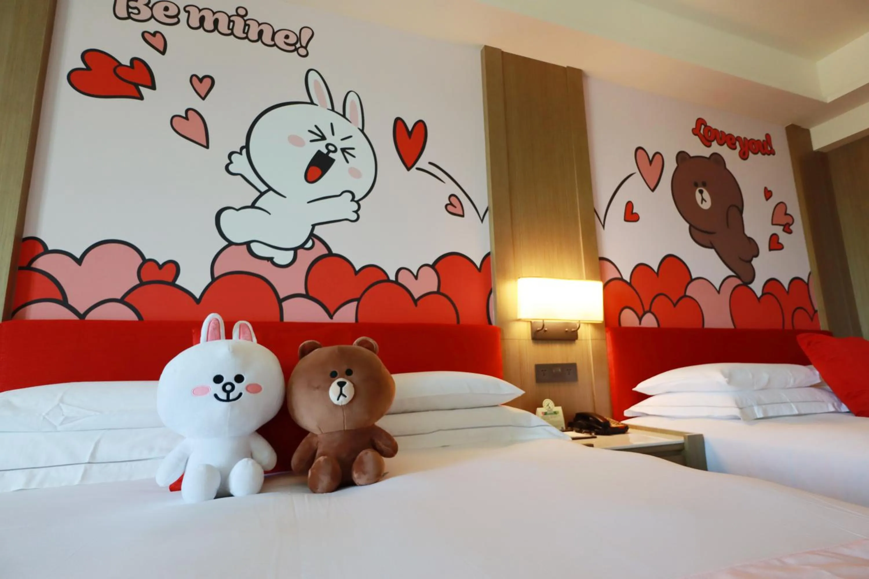 Bed in Fullon Hotel LihPao Resort