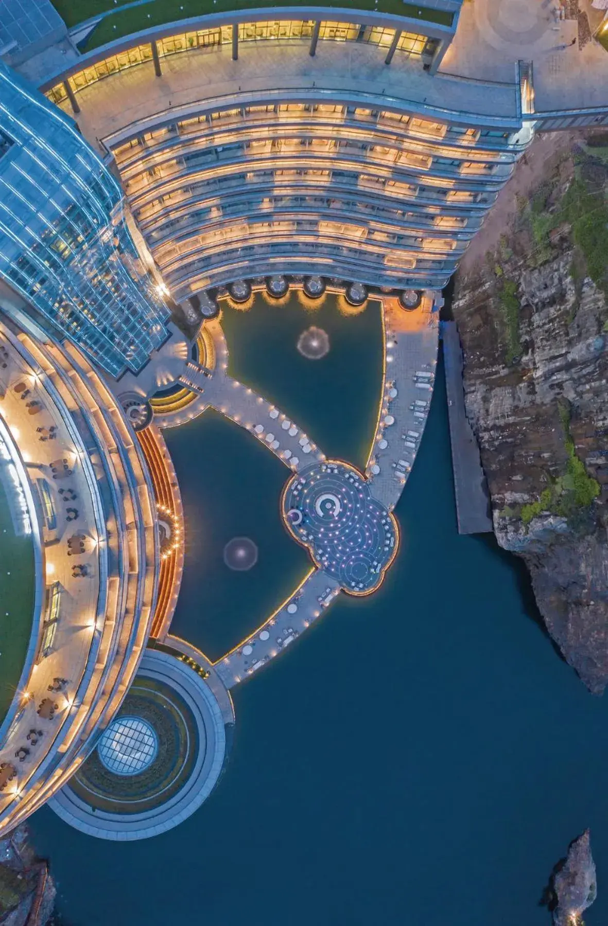 Bird's eye view in InterContinental Shanghai Wonderland, an IHG Hotel Bird's eye view in InterContinental Shanghai Wonderland, an IHG Hotel