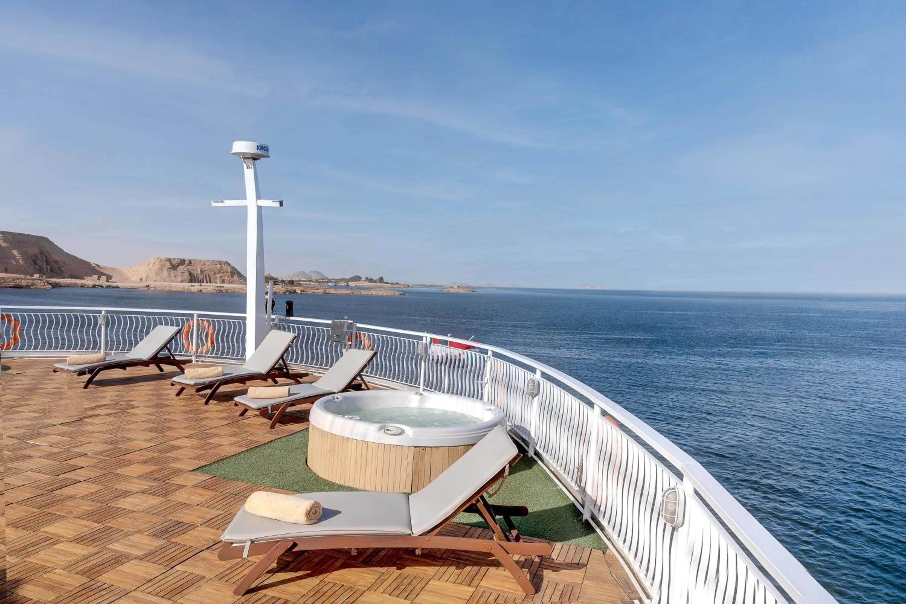 Swimming pool in Steigenberger Omar El Khayam Nile Cruise - Every Monday from Aswan for 07 & 04 Nights - Every Friday From Abu Simbel for 03 Nights