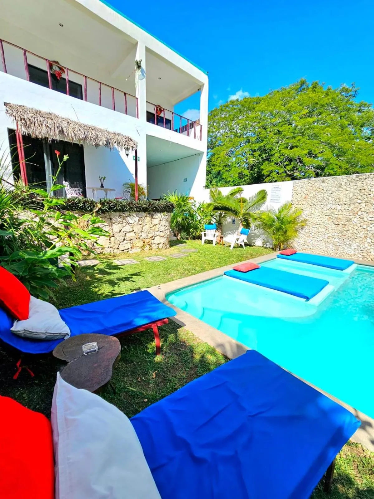 Patio in Mayan Majesty Boutique Hotel