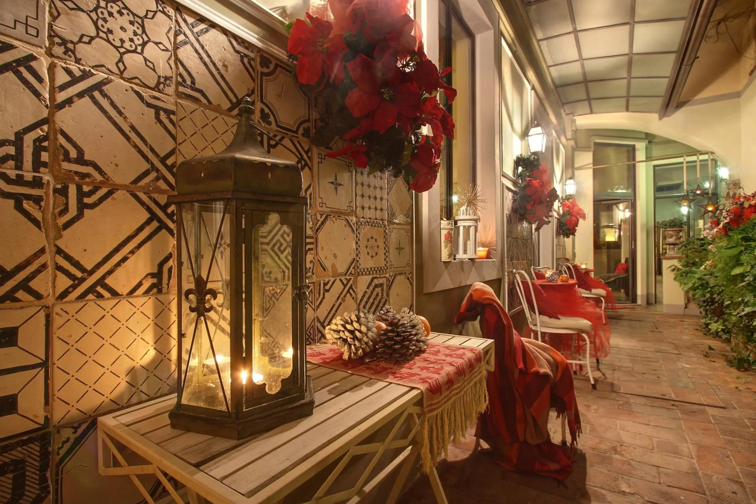 Patio in Relais & Maison Grand Tour