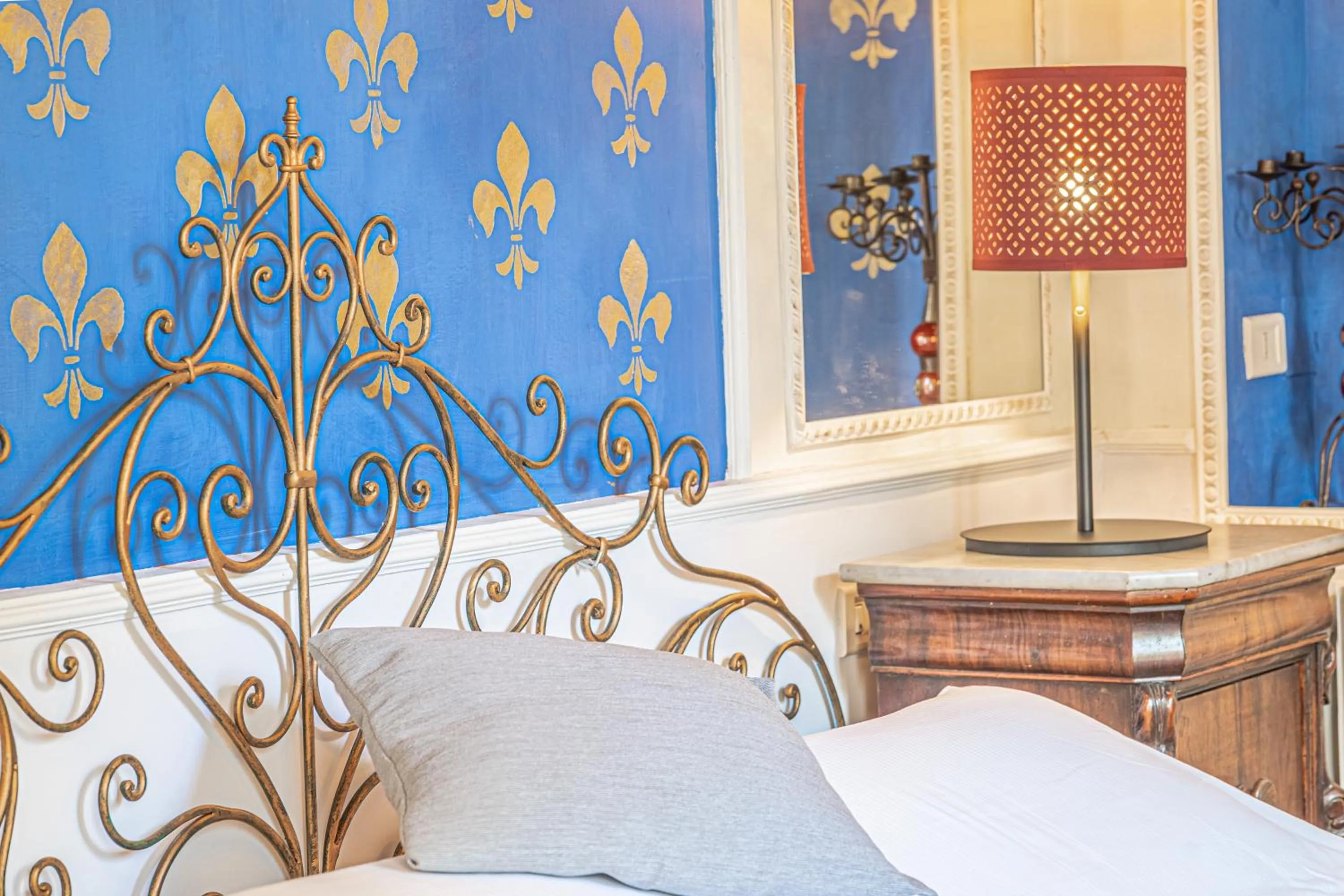 Decorative detail, Bed in Relais & Maison Grand Tour