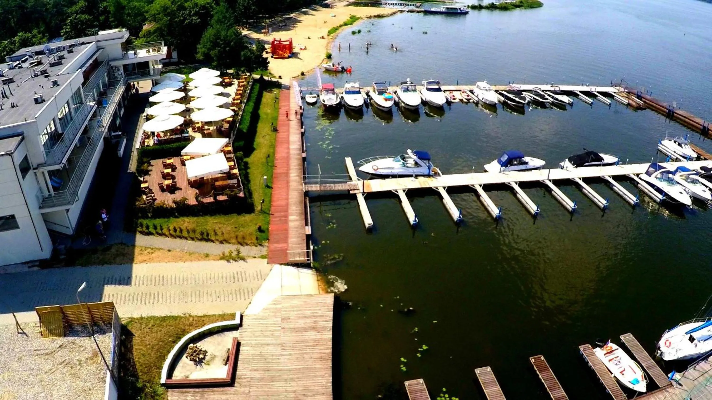 Bird's eye view in Marina Diana