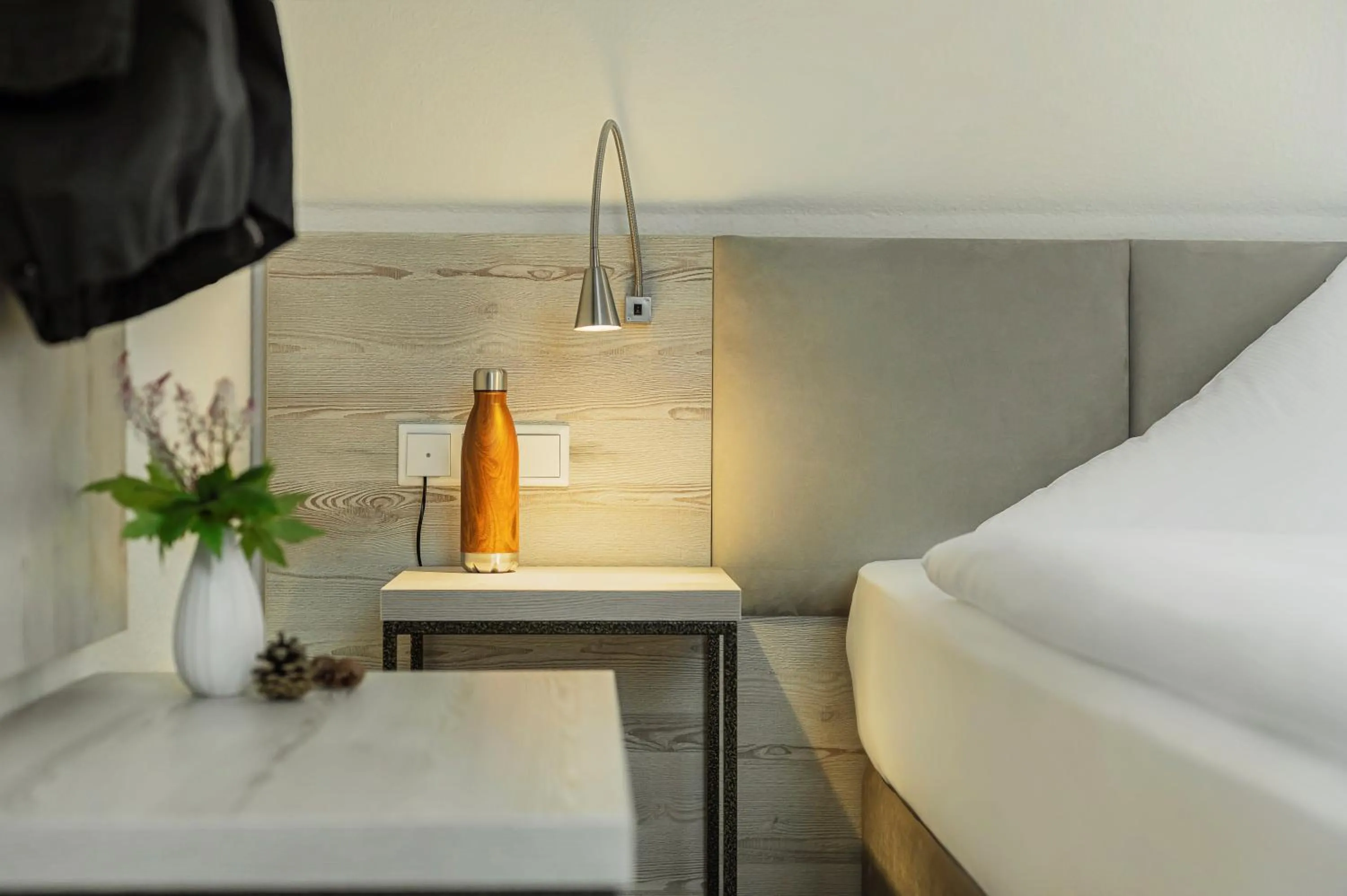 Bed in Hotel Forsthaus