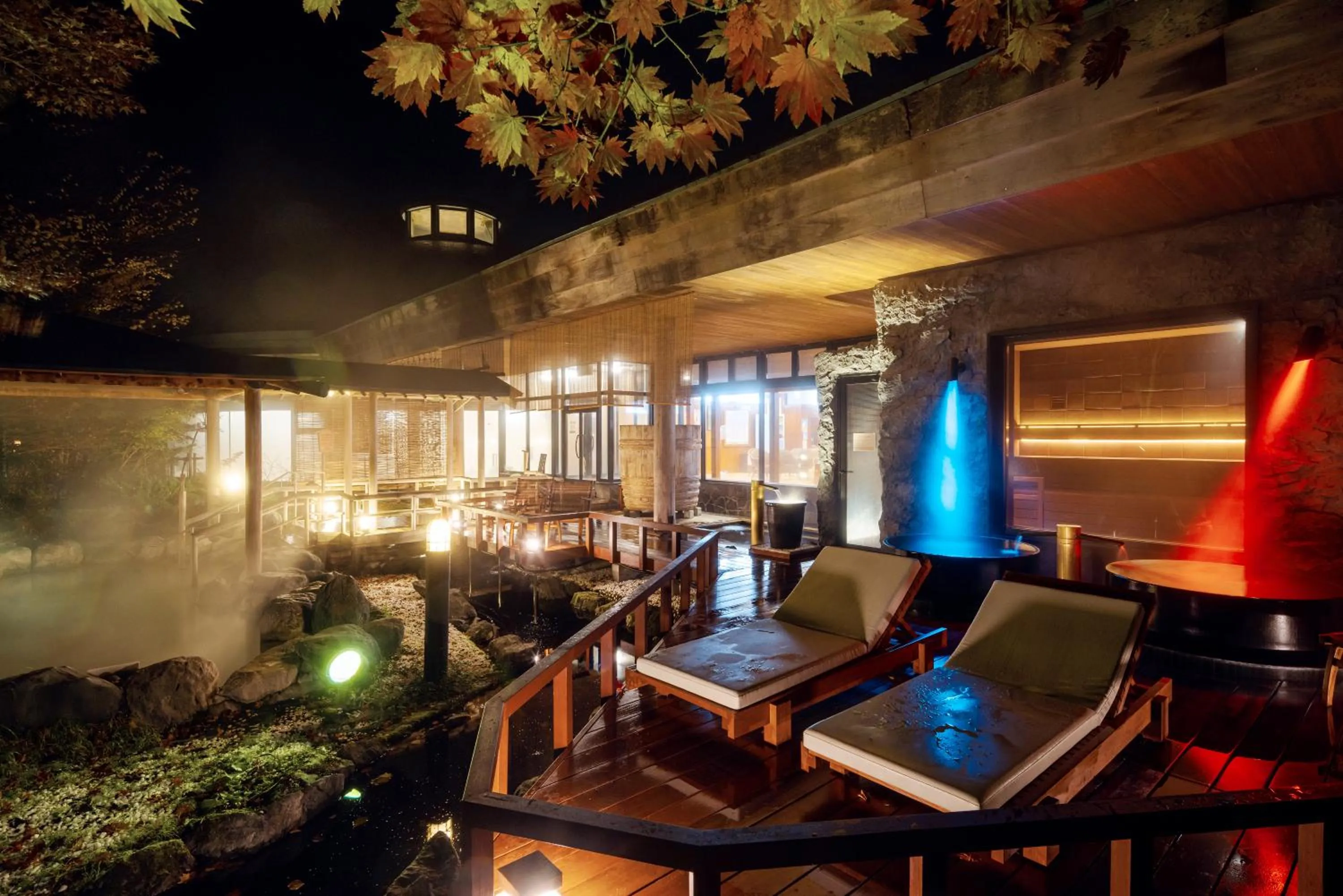 Open Air Bath in Noboribetsu Grand Hotel