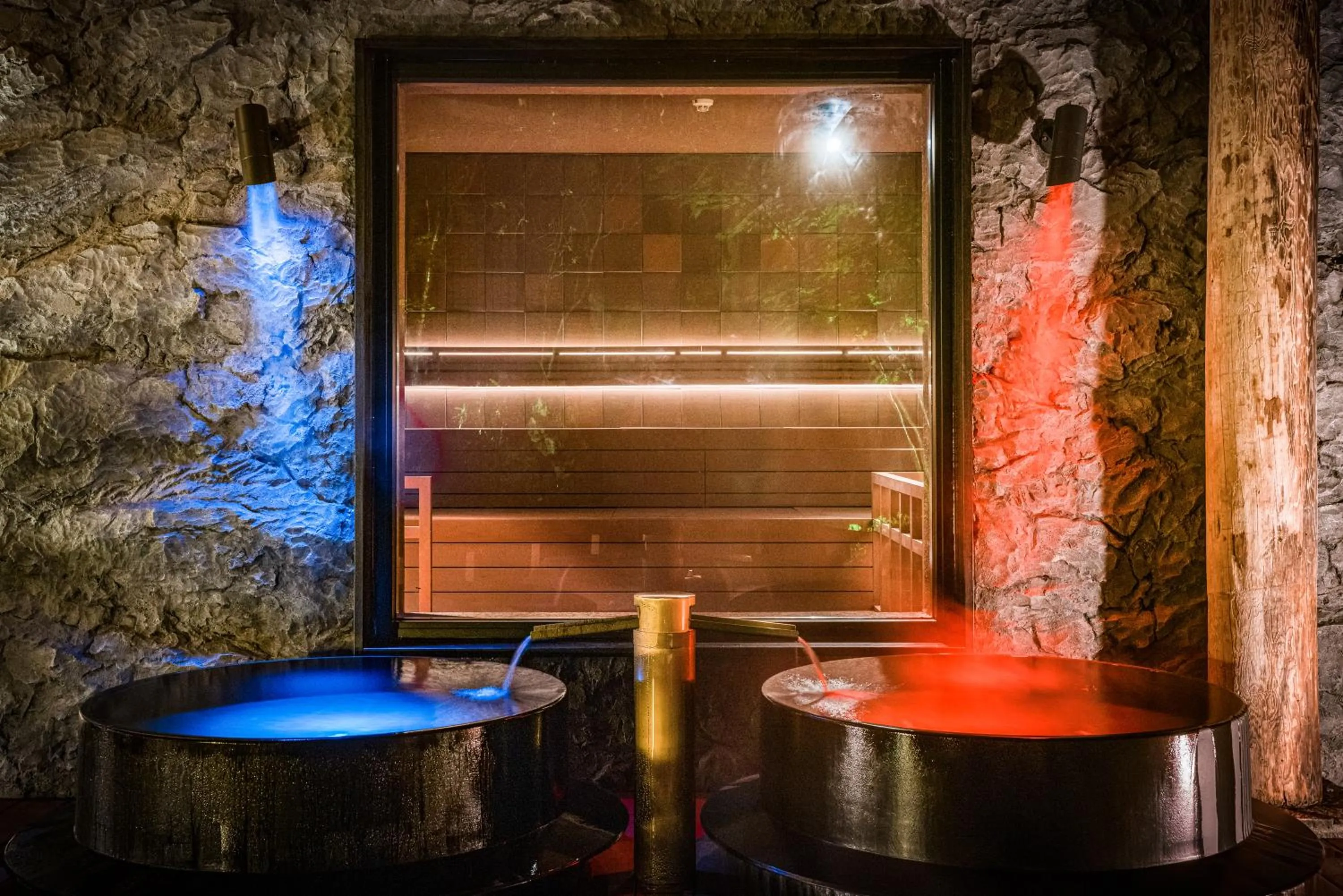 Open Air Bath in Noboribetsu Grand Hotel