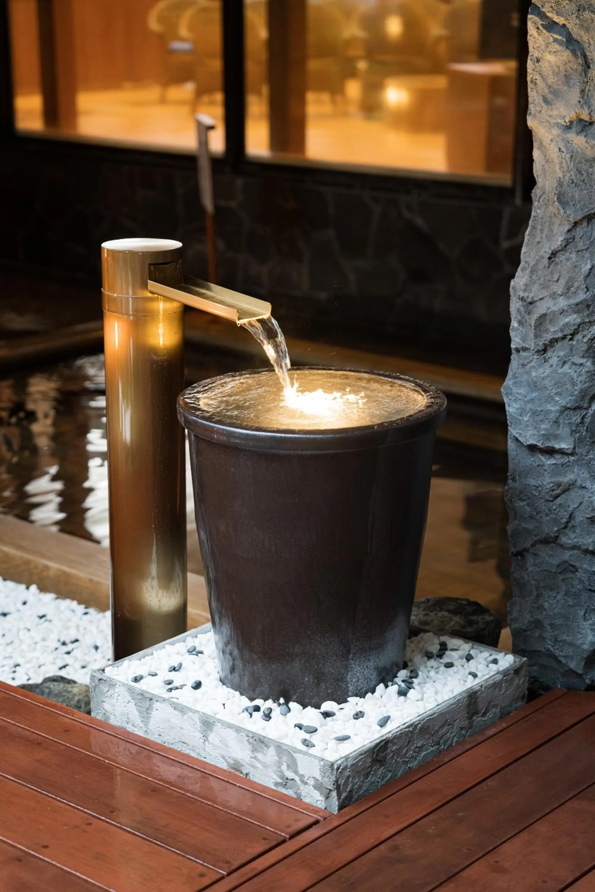 Open Air Bath in Noboribetsu Grand Hotel