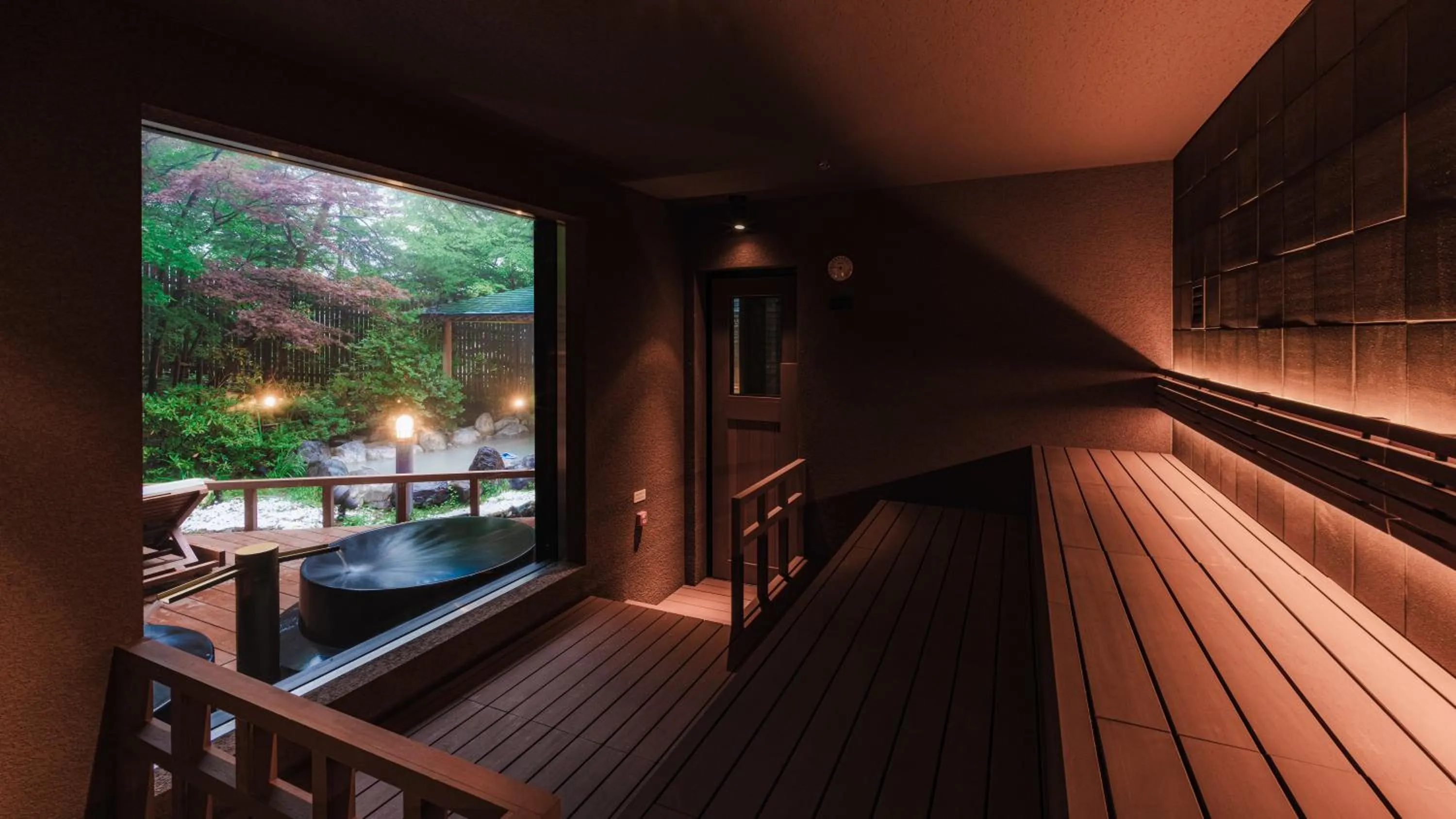 Sauna in Noboribetsu Grand Hotel