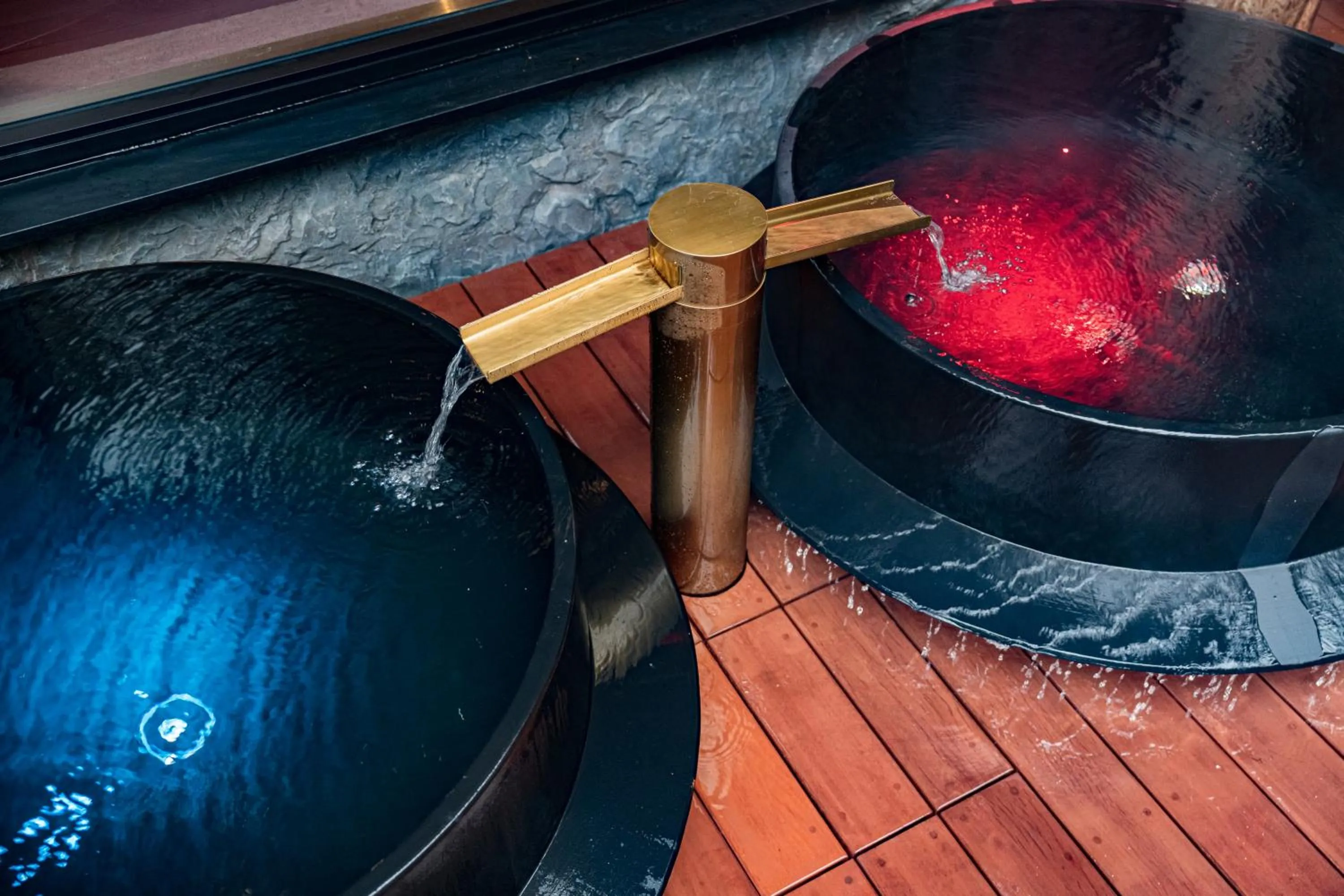 Open Air Bath in Noboribetsu Grand Hotel