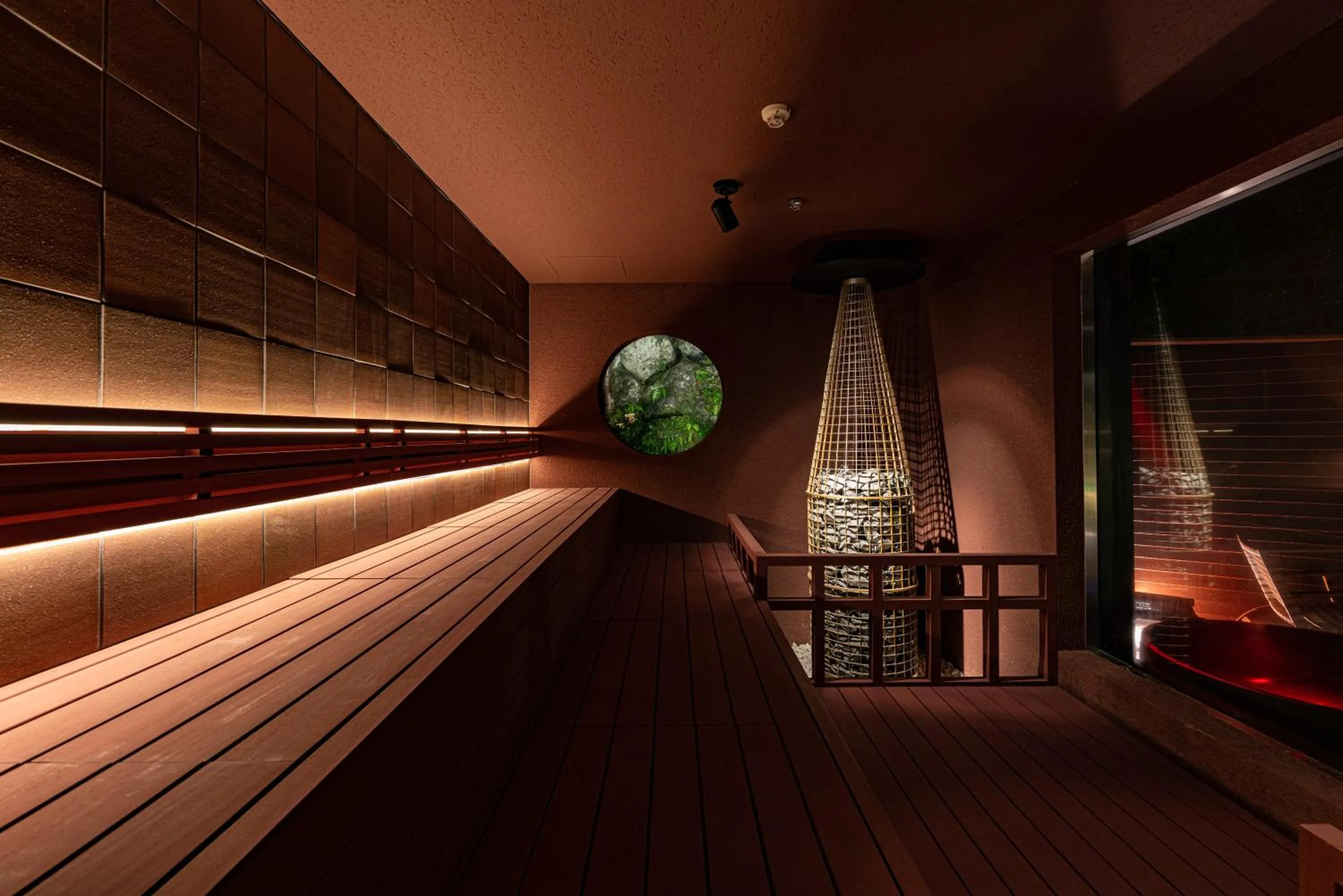 Sauna in Noboribetsu Grand Hotel