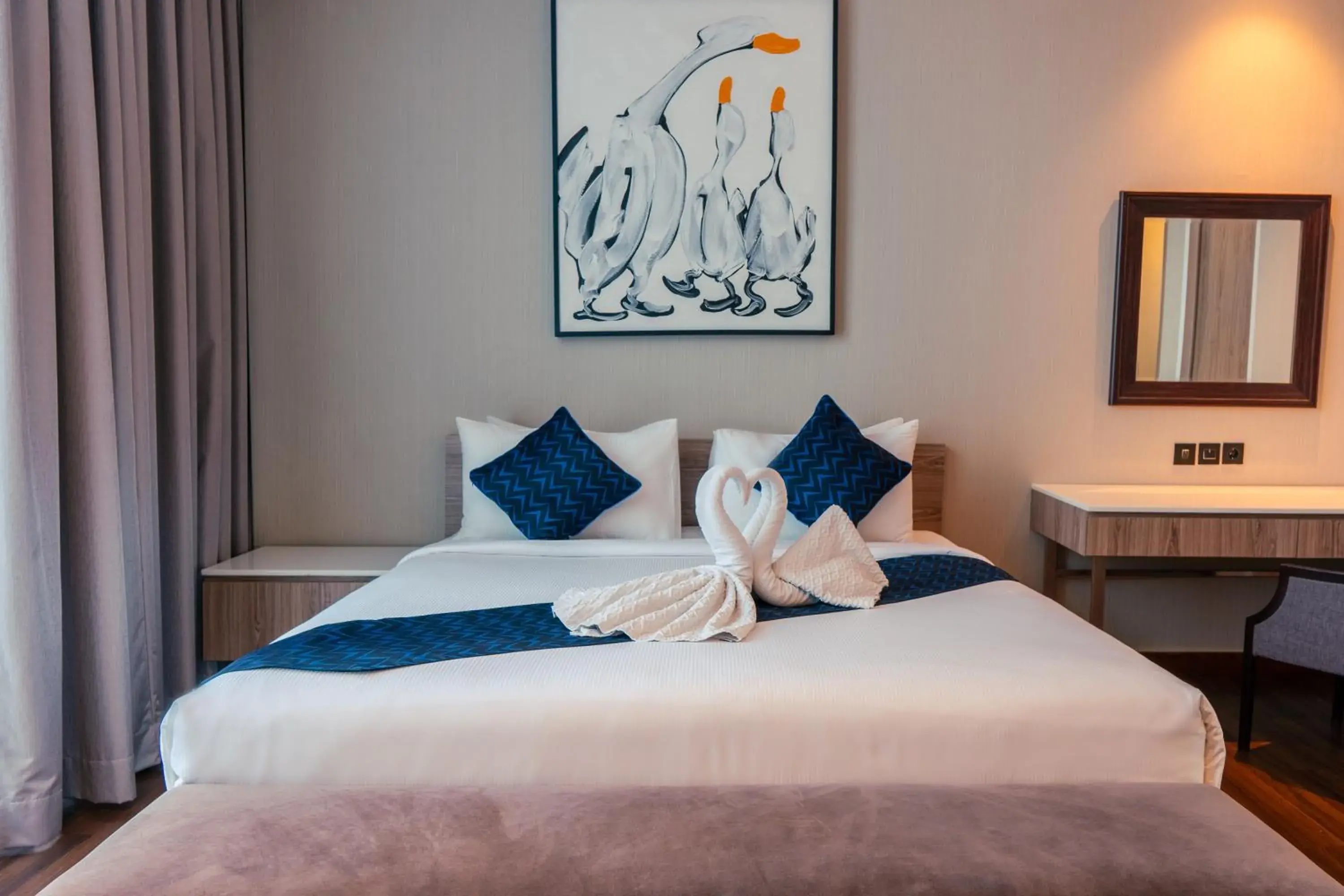 Bed in Azana Suites Hotel Antasari Bed in Azana Suites Hotel Antasari