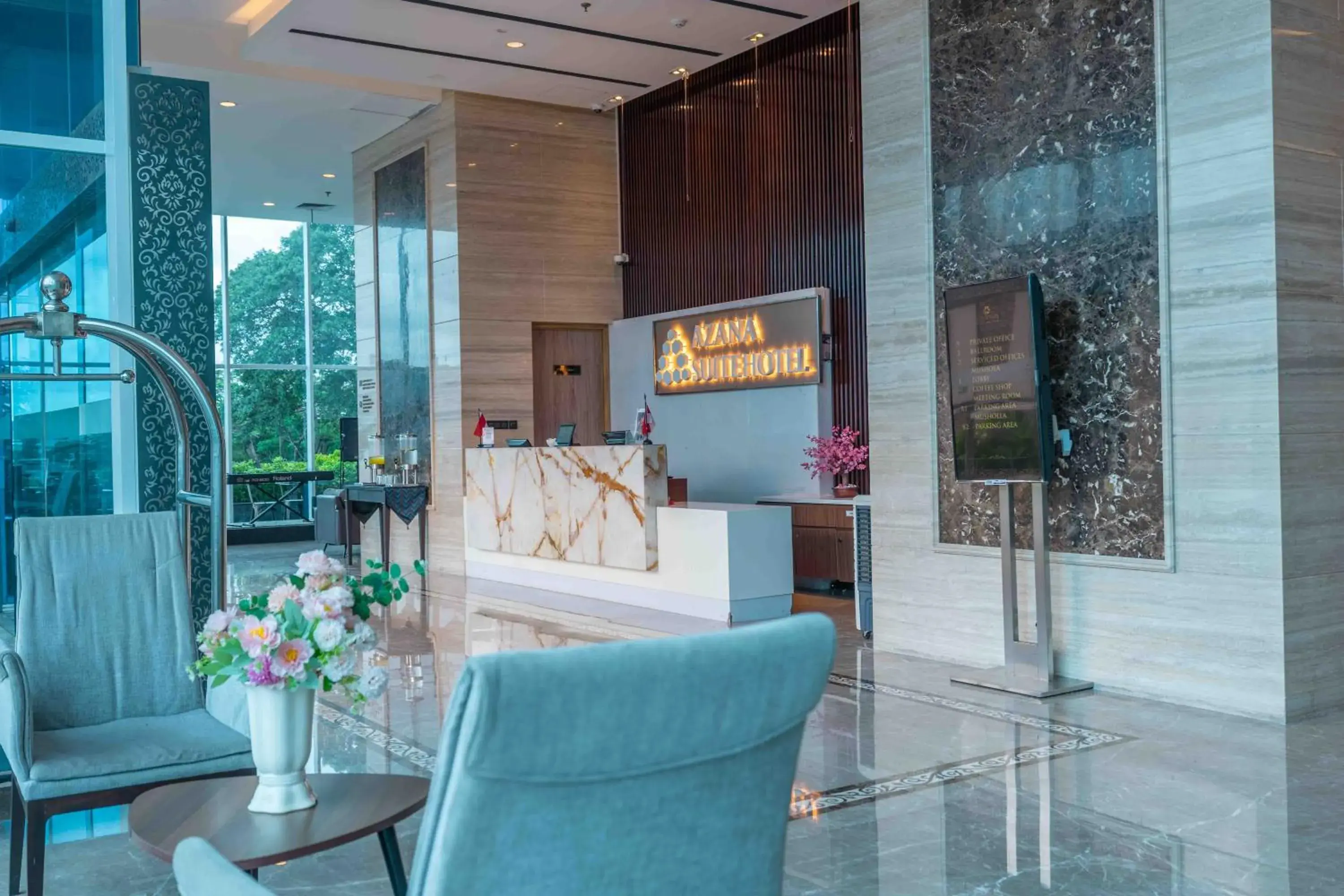 Lobby or reception in Azana Suites Hotel Antasari Lobby or reception in Azana Suites Hotel Antasari