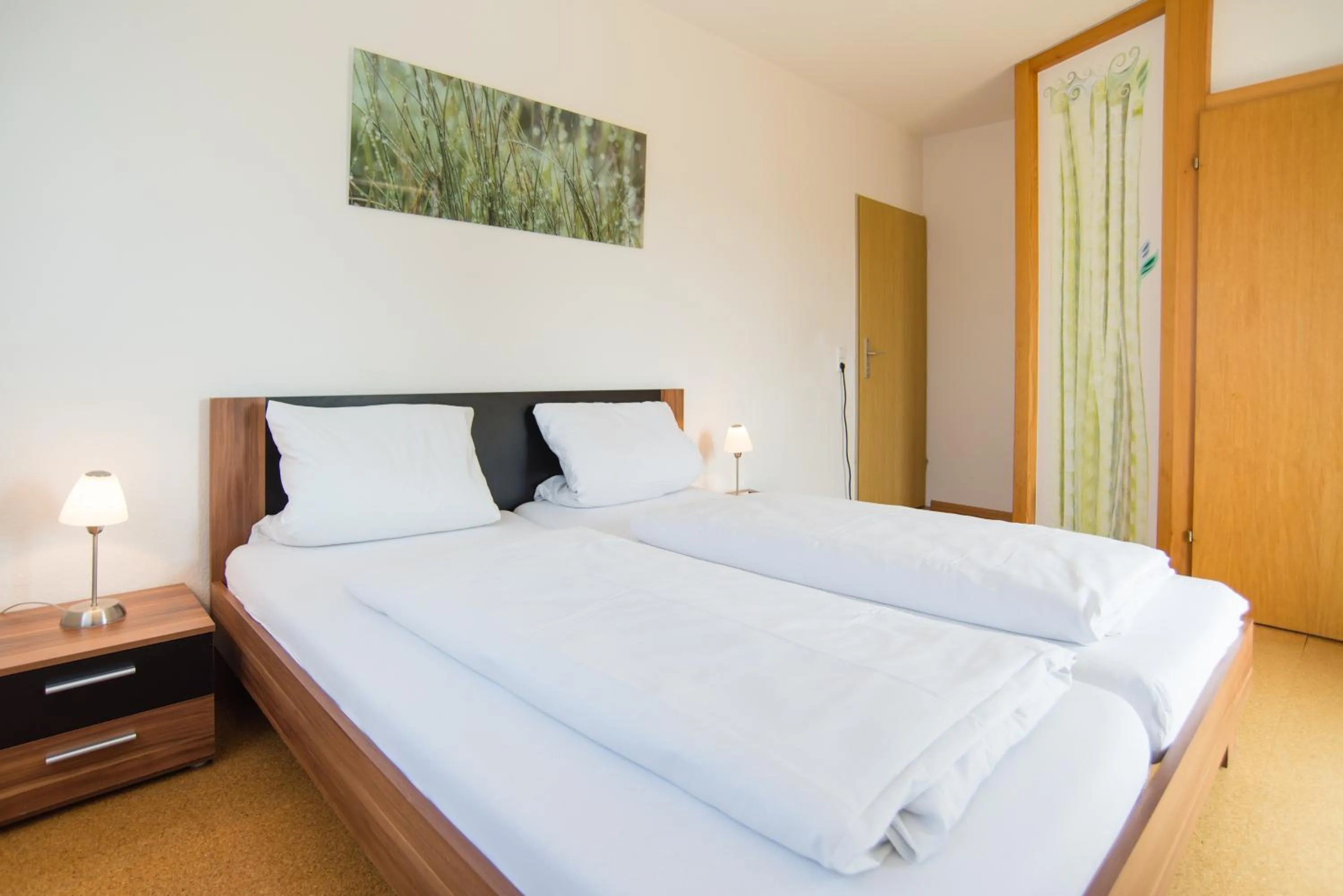 Bed in Gasthaus Pension Löwen