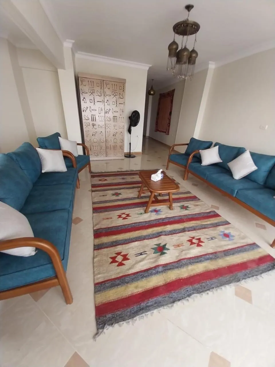 Living room in Atlantis Pyramids Inn