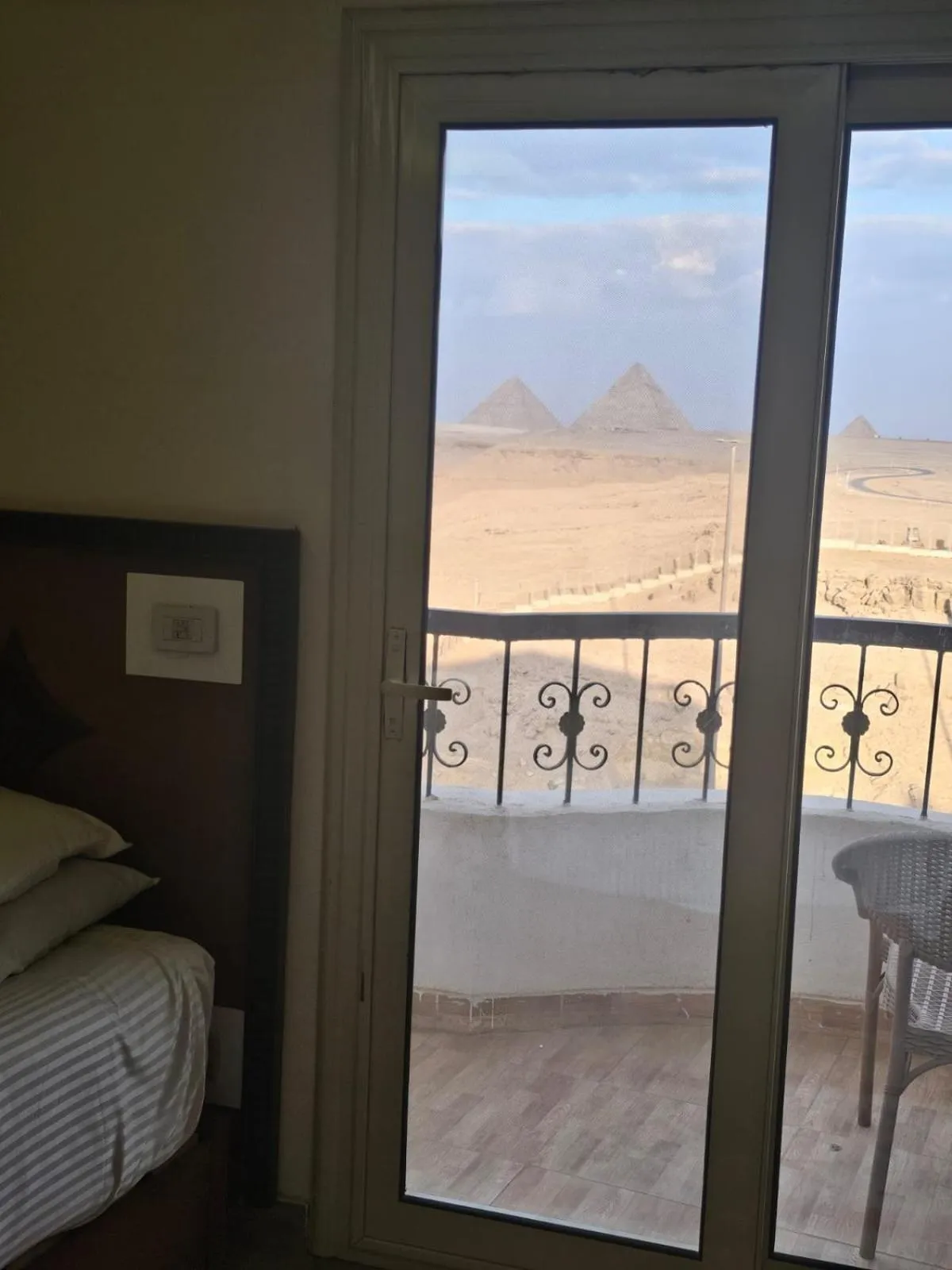 Bed in Atlantis Pyramids Inn