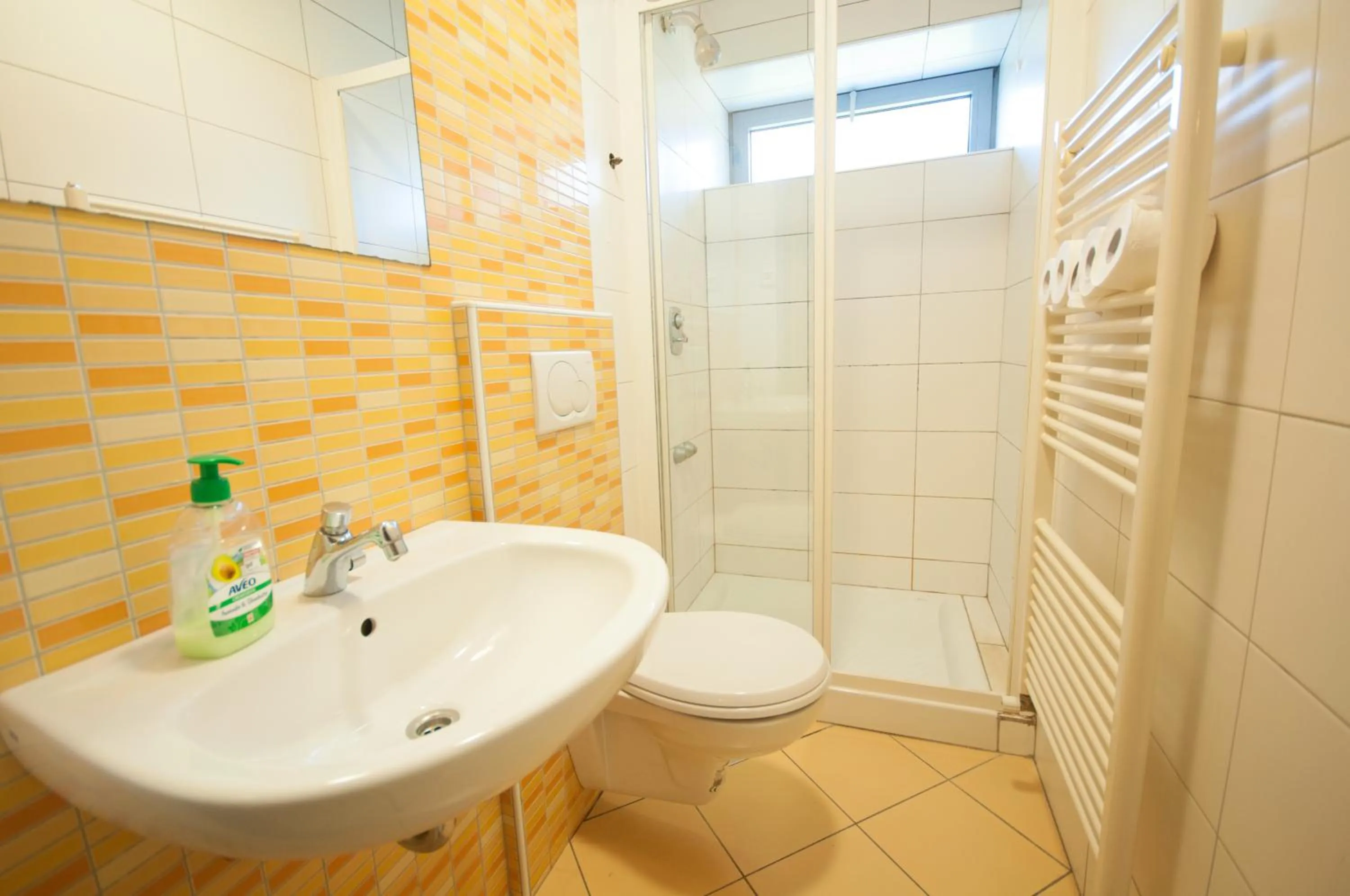 Bathroom in Simbol Rooms with free private parking
