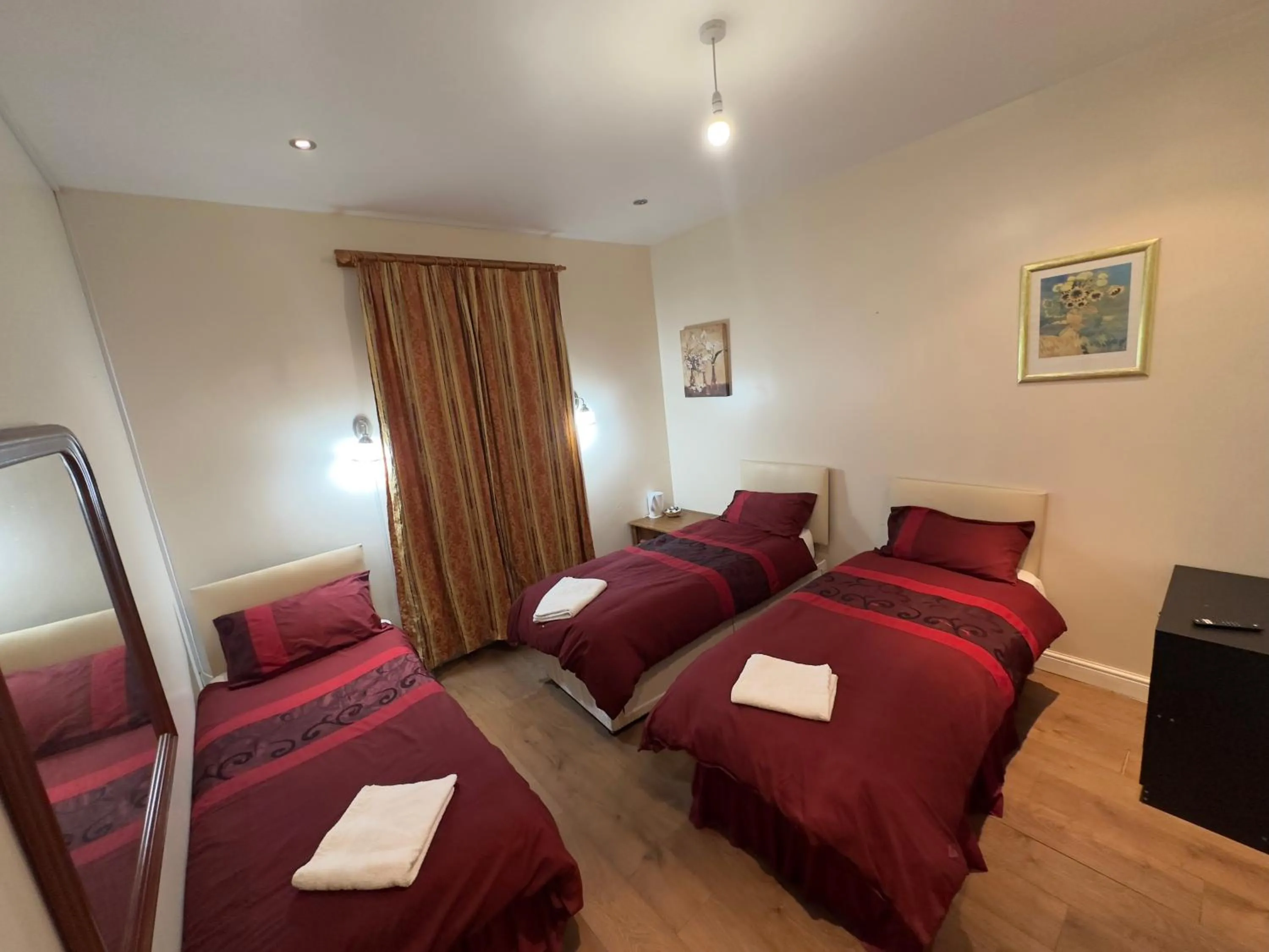 Bed in The Dharma Lodge