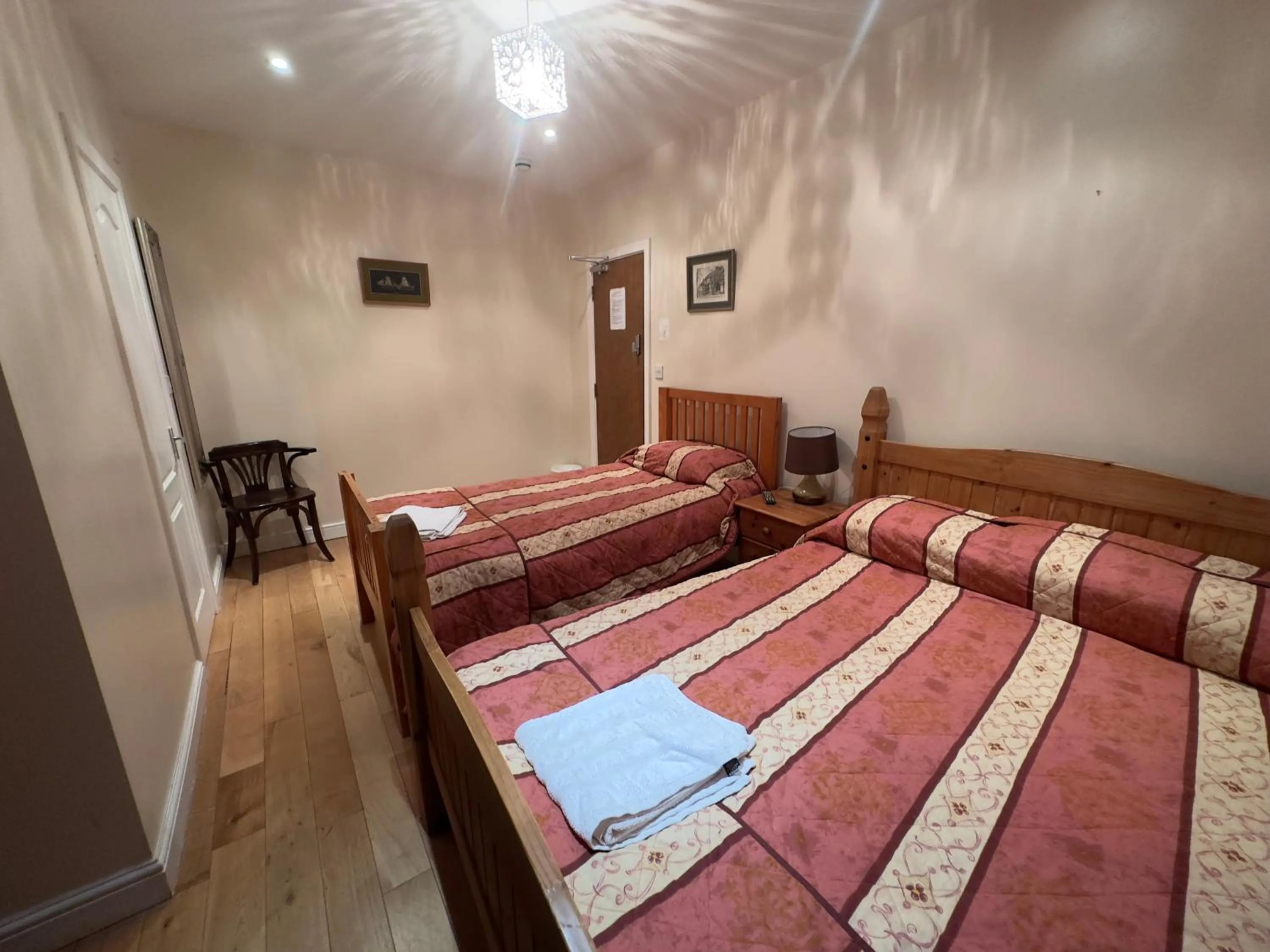 Bed in The Dharma Lodge