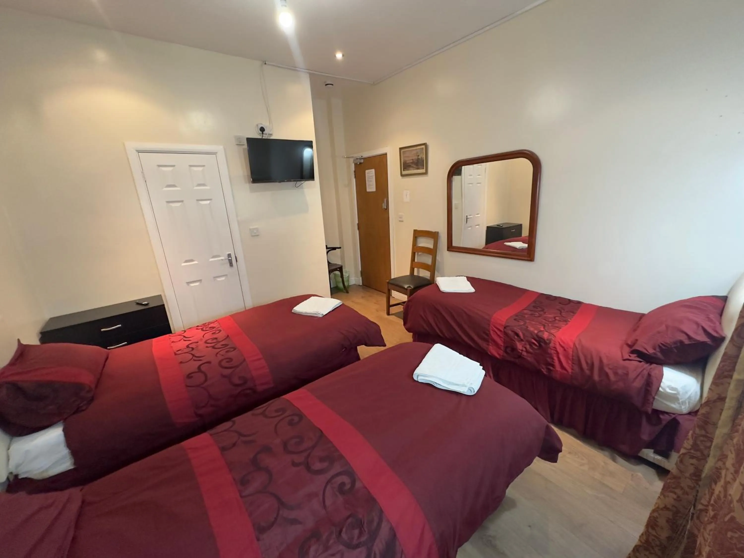Bed in The Dharma Lodge