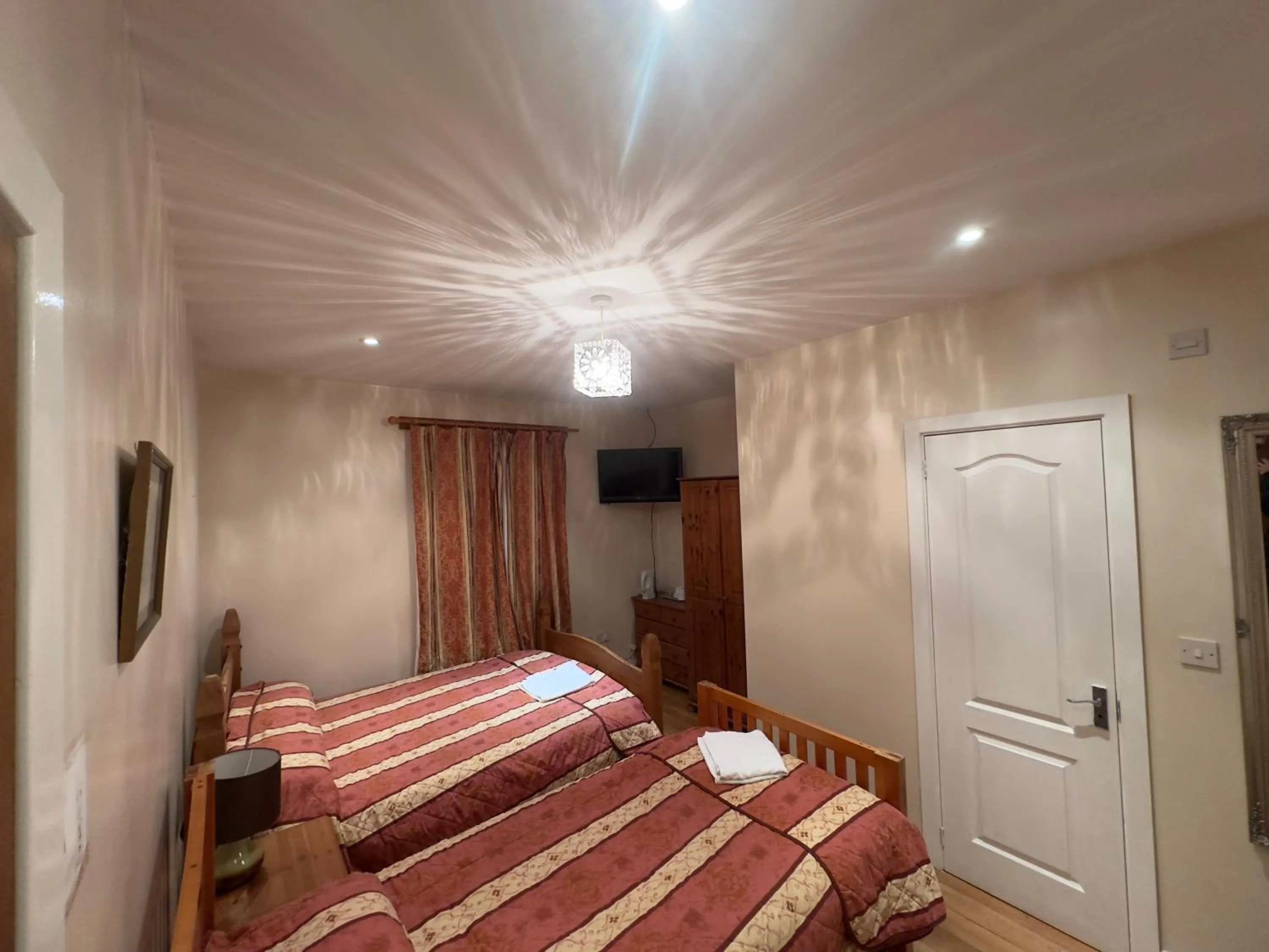 Bed in The Dharma Lodge
