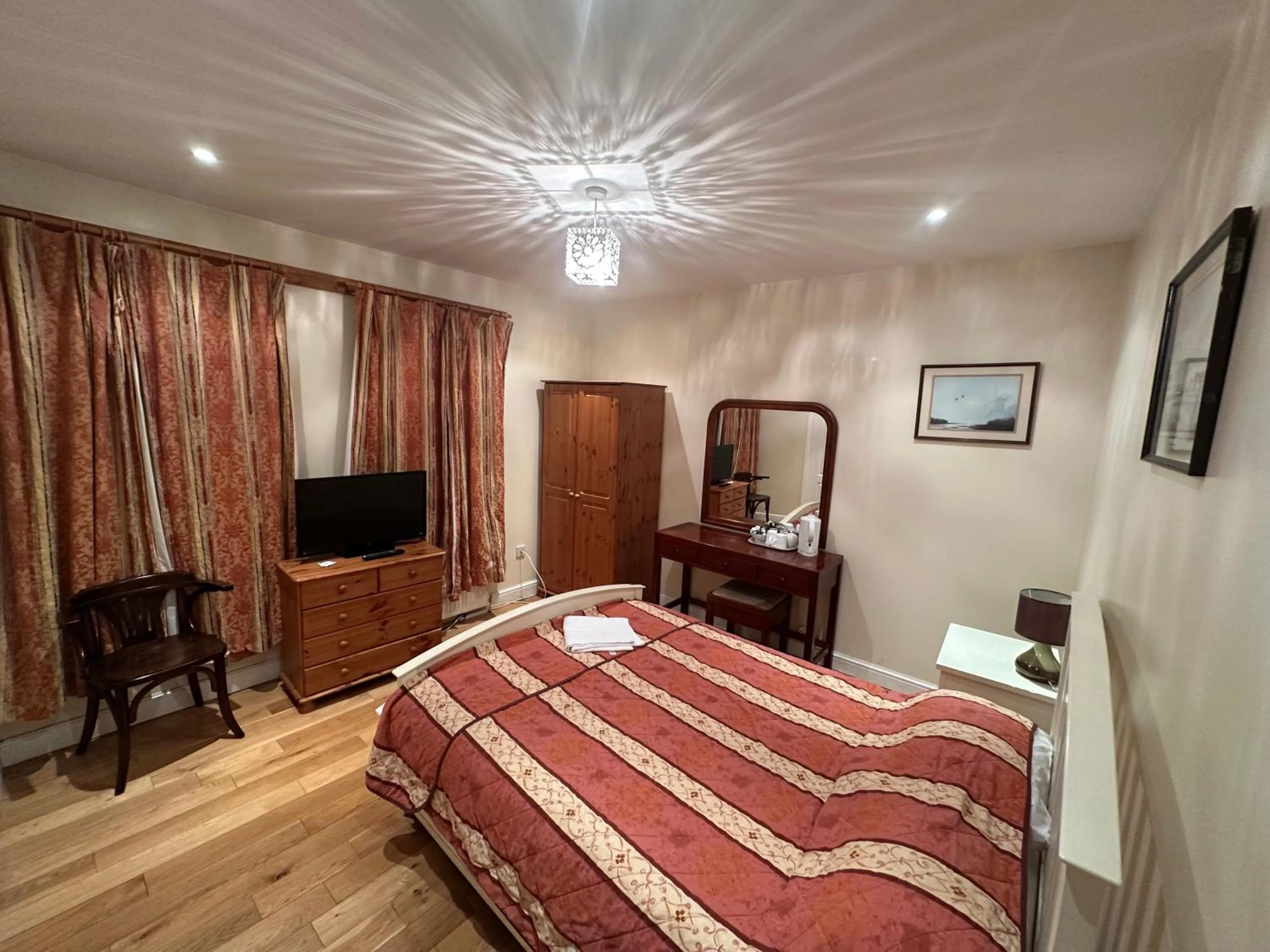 Bed in The Dharma Lodge