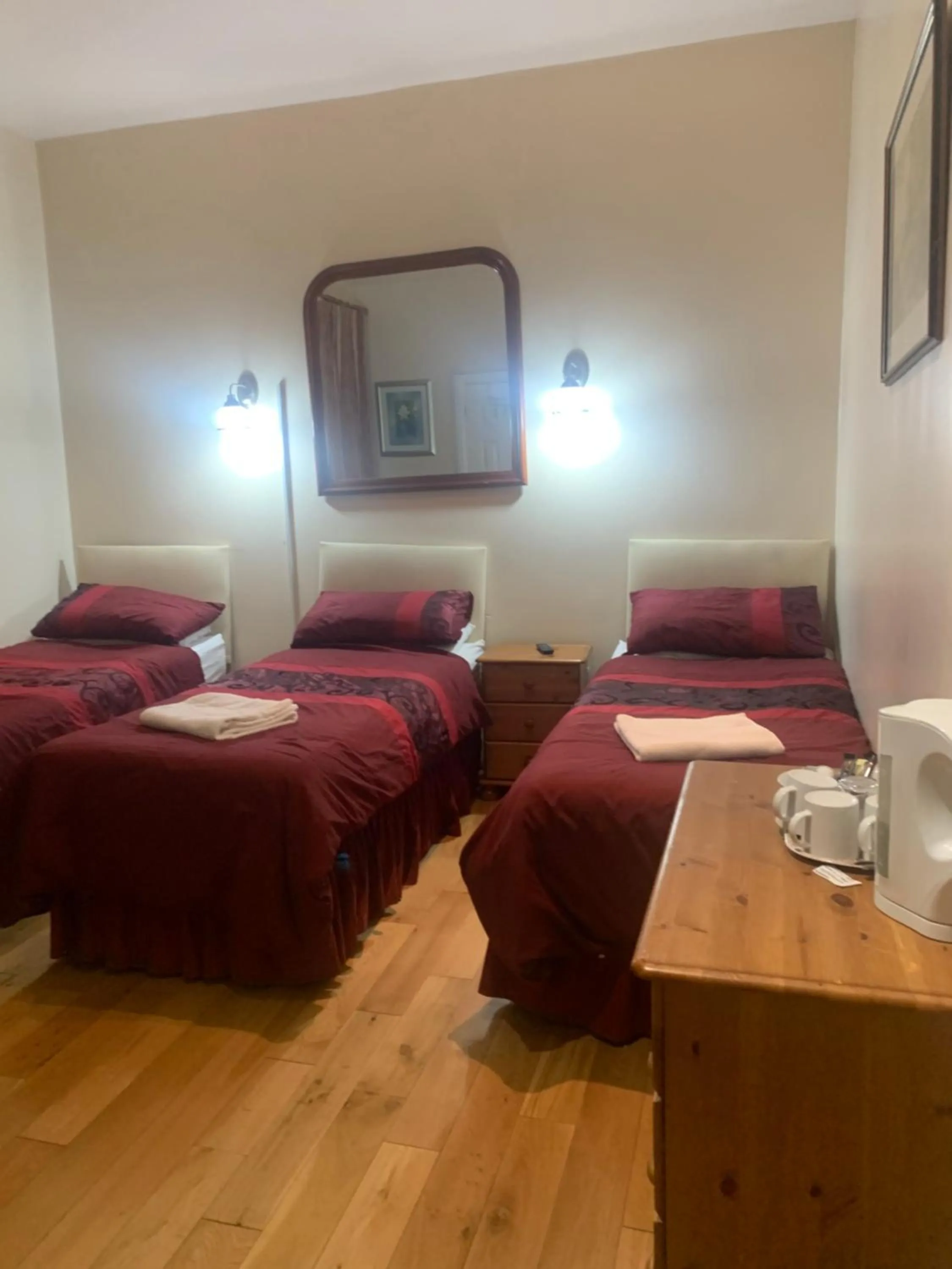 Bed in The Dharma Lodge