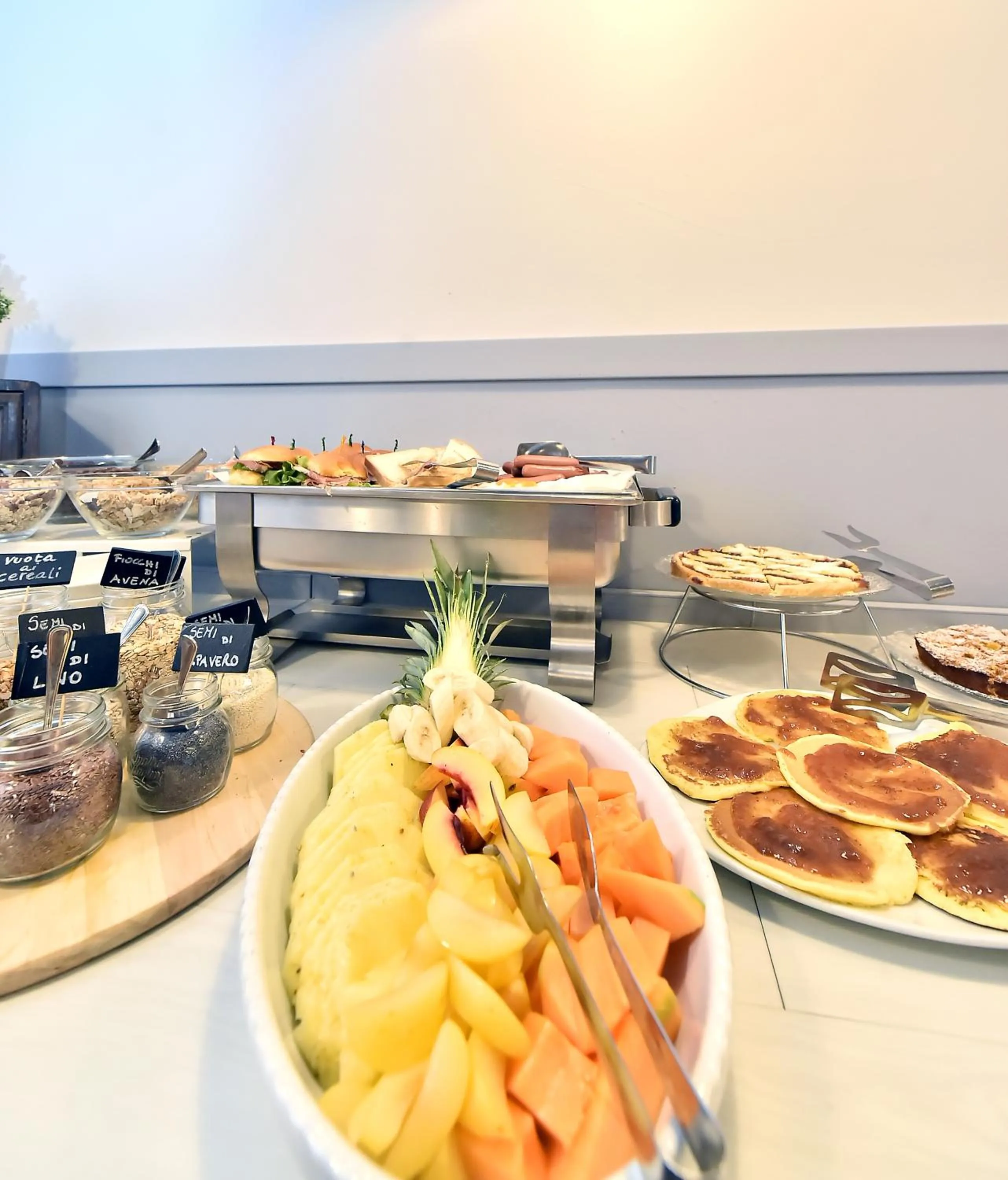 Continental breakfast in Hotel Doria