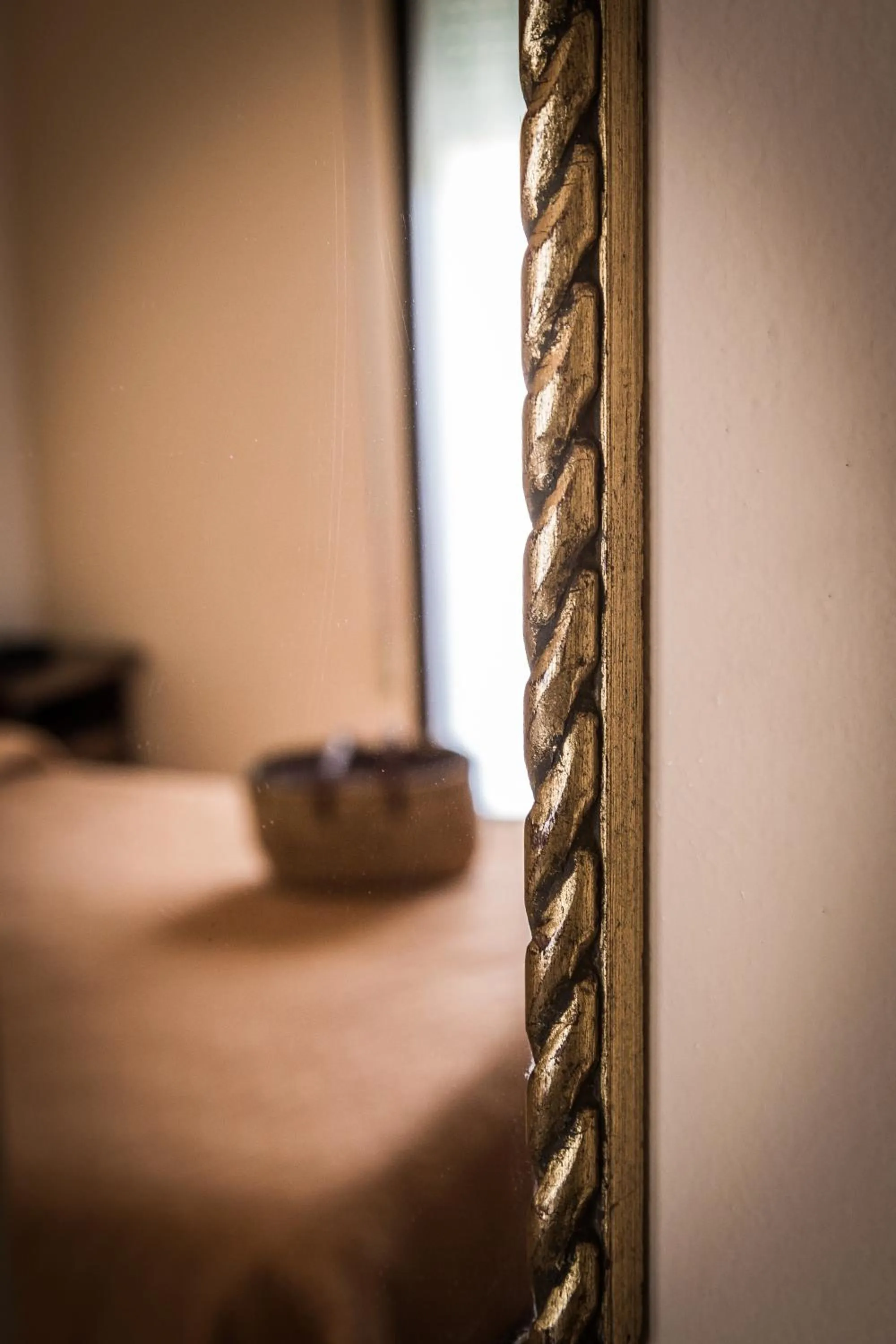 Decorative detail, Bed in Hotel Doria