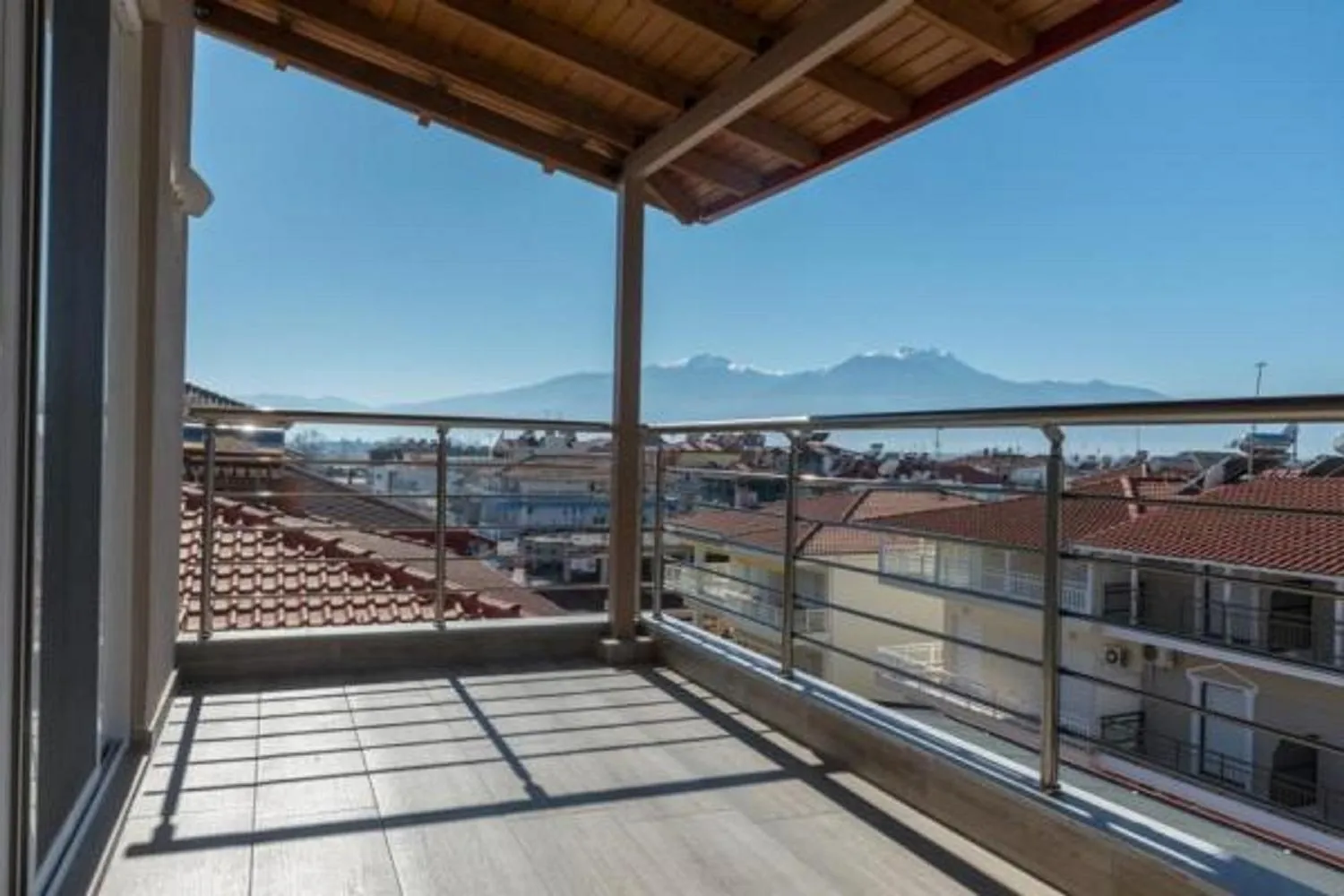 Balcony/Terrace in Ammos Beach Seaside Luxury Suites Hotel