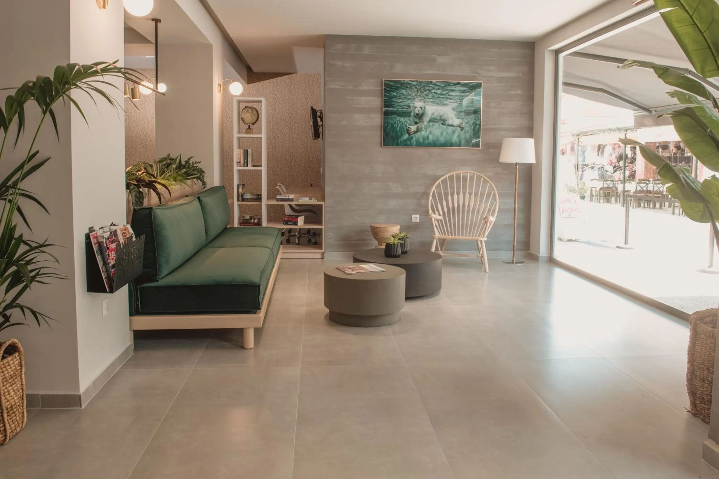 Lobby or reception in Ammos Beach Seaside Luxury Suites Hotel