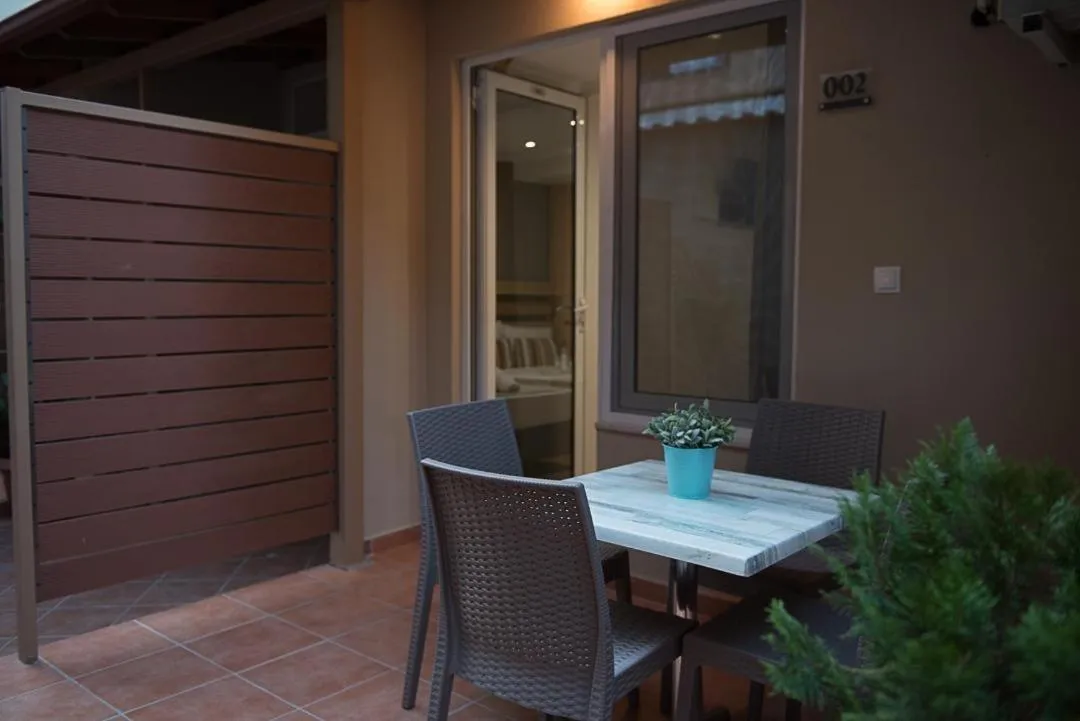 Balcony/Terrace in Ammos Beach Seaside Luxury Suites Hotel