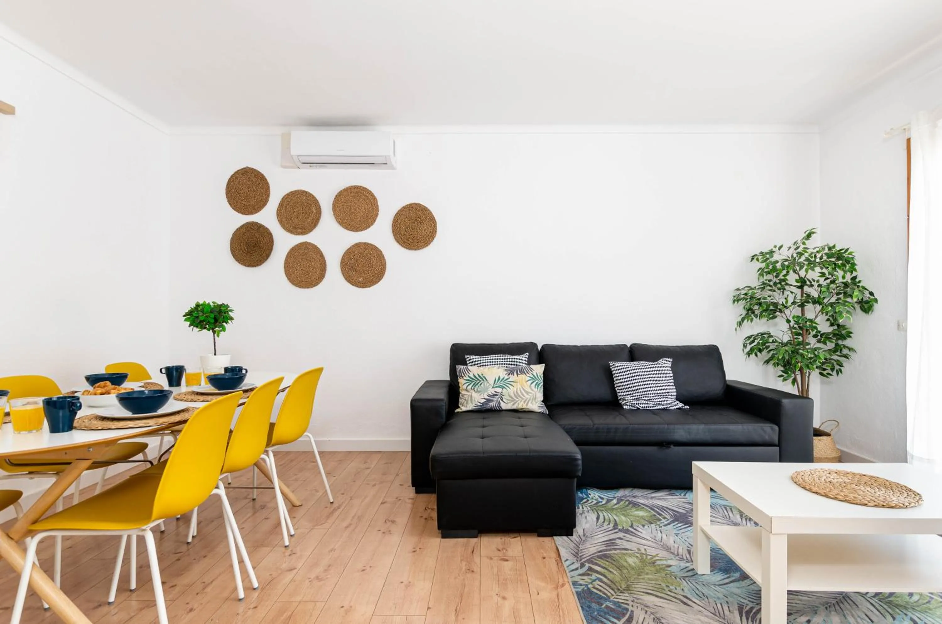 Living room in Port Apartments