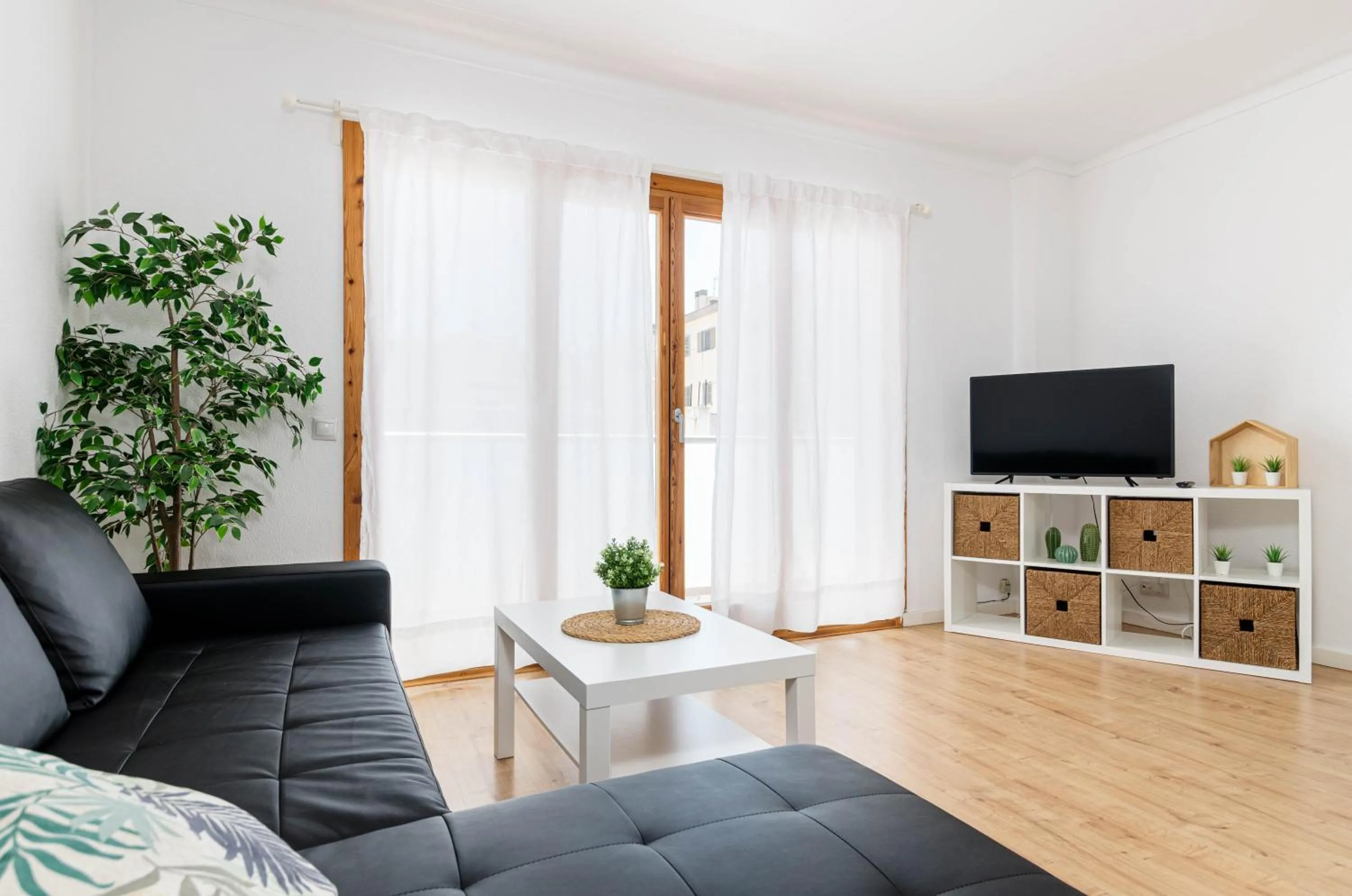 Living room in Port Apartments
