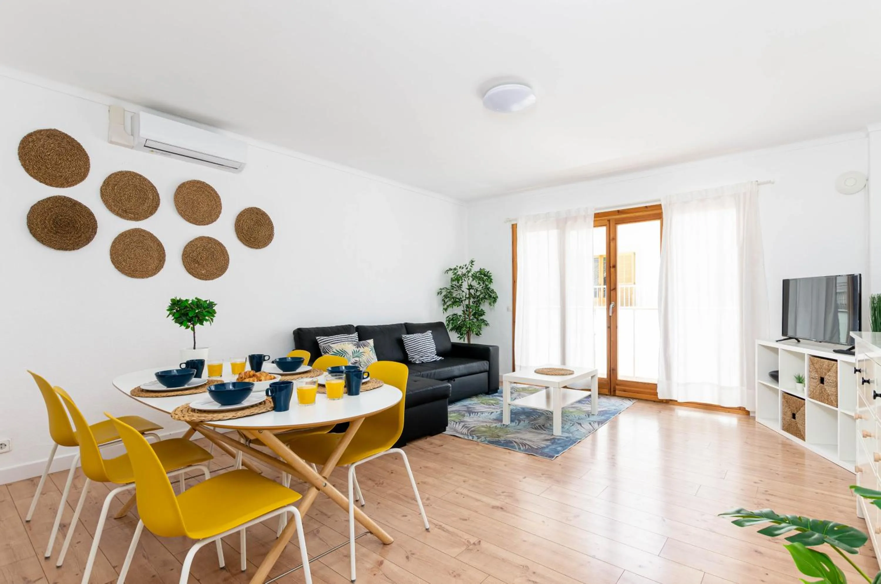 Living room in Port Apartments