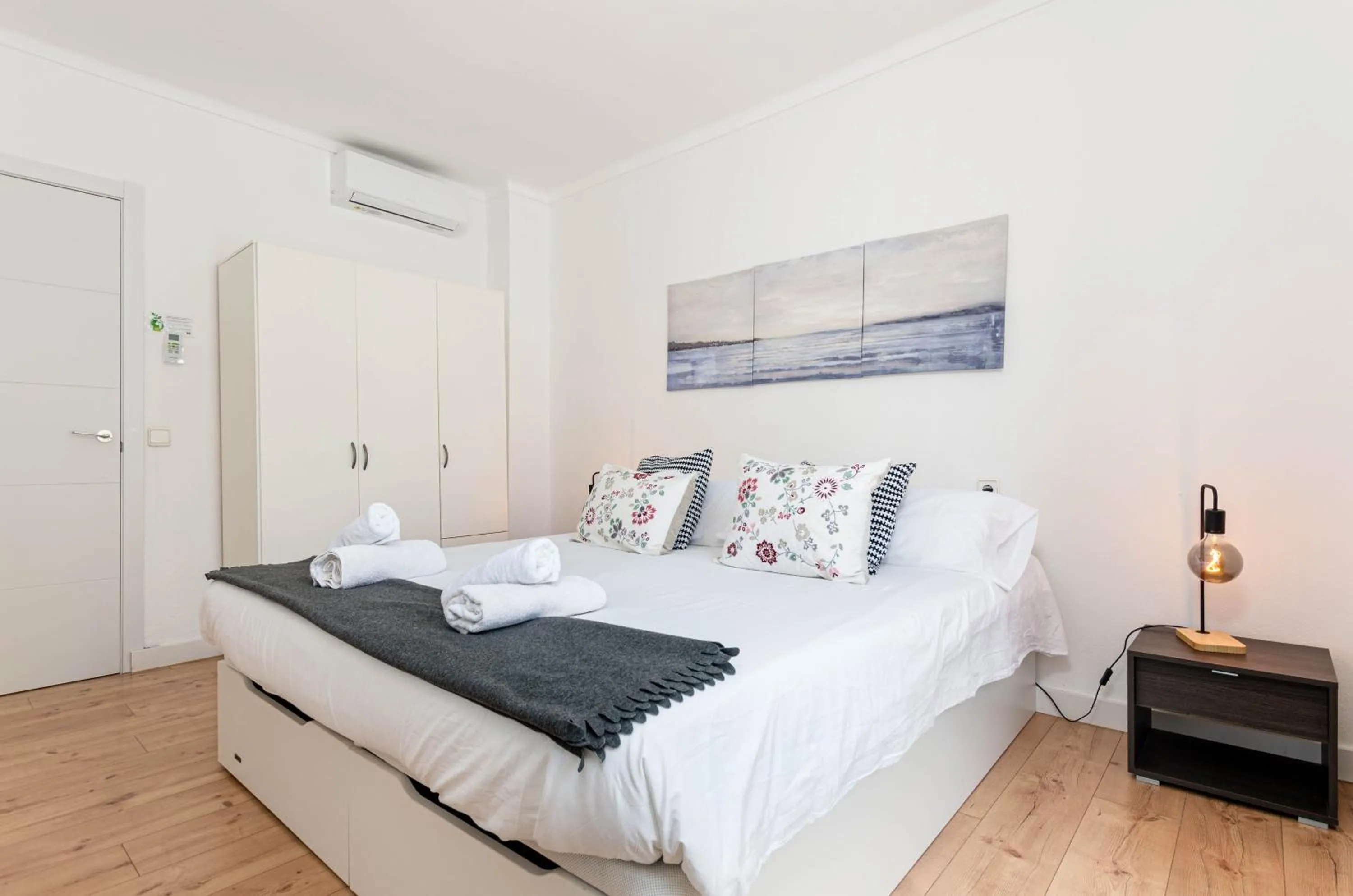 Bed in Port Apartments