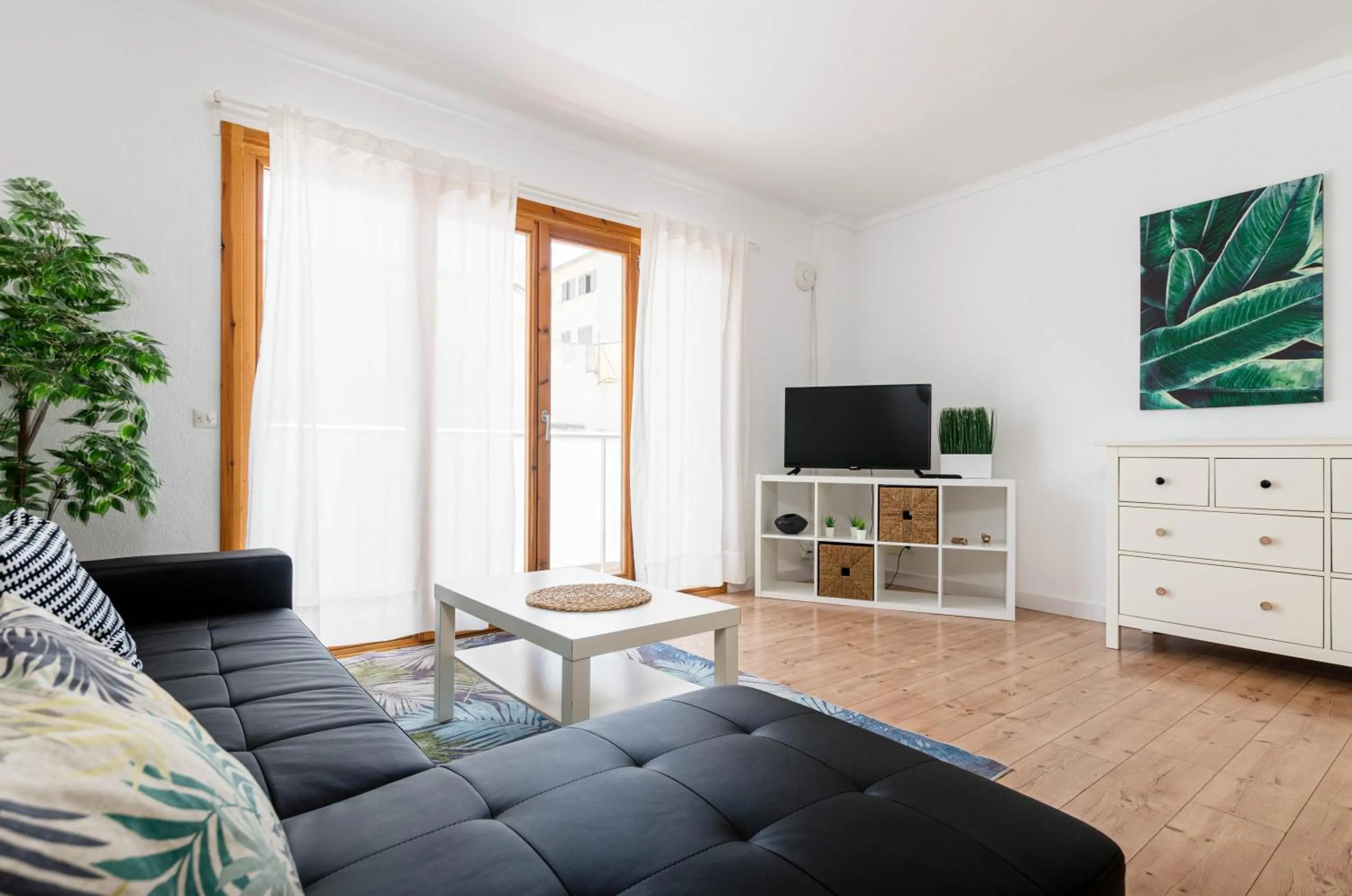 Living room in Port Apartments
