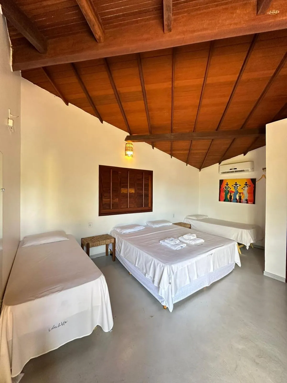 Bed in Pousada Vento do Kite