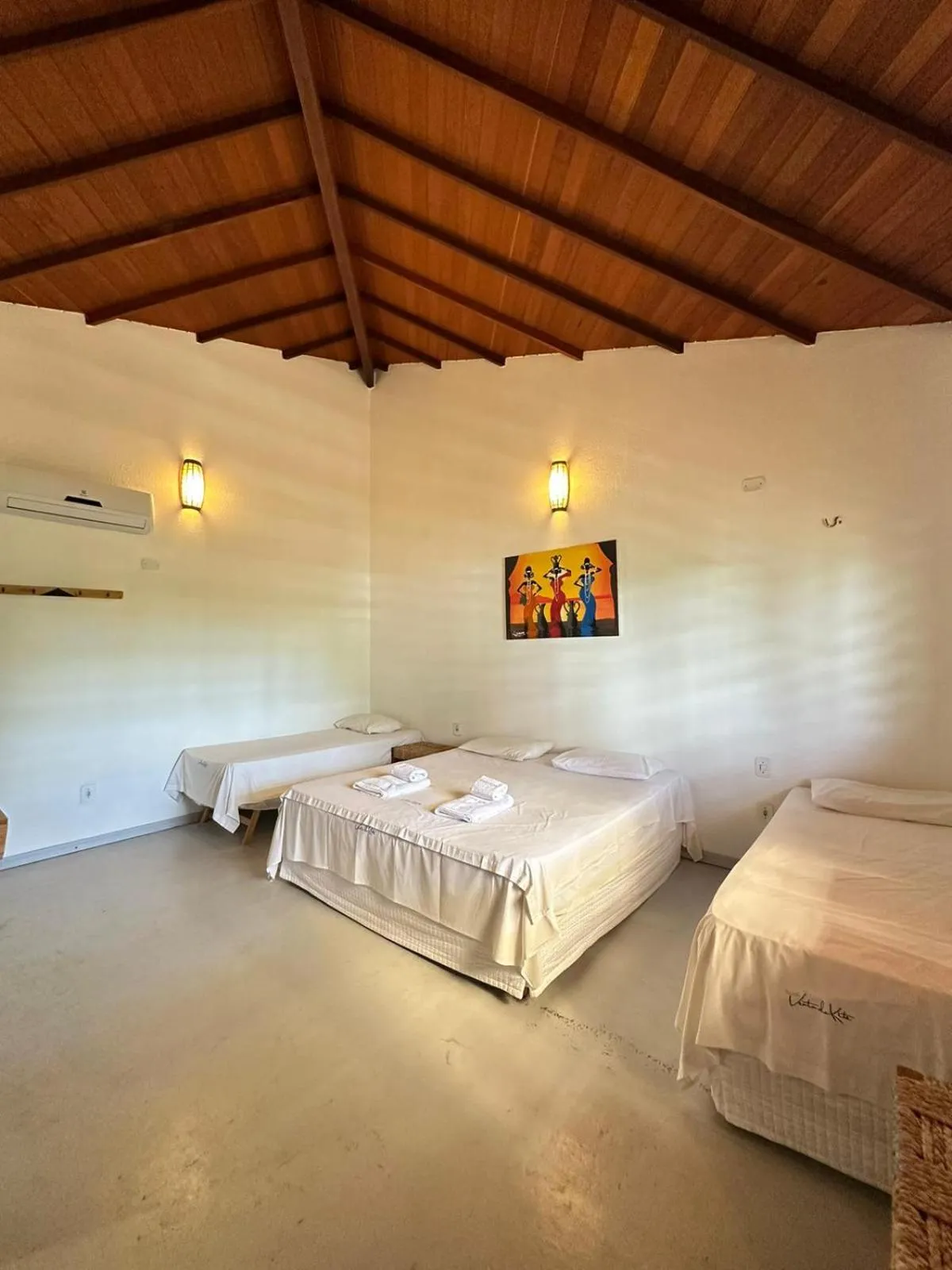 Bed in Pousada Vento do Kite