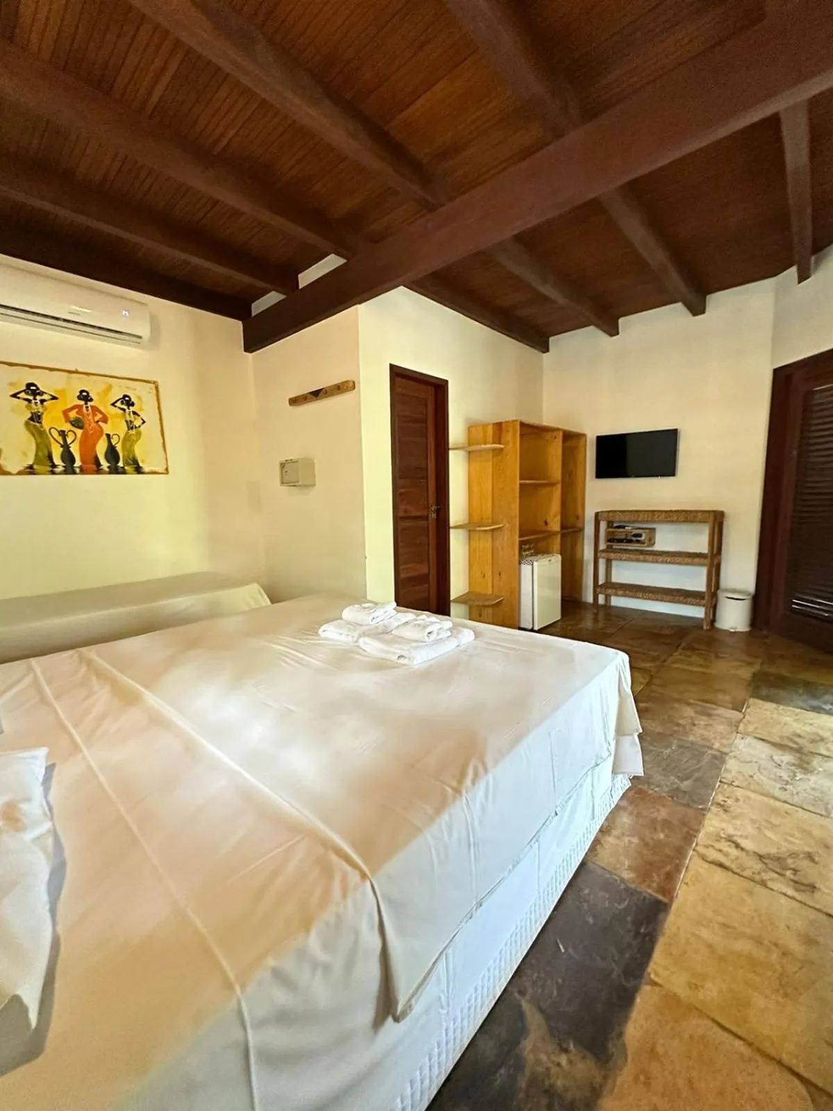 Bed in Pousada Vento do Kite