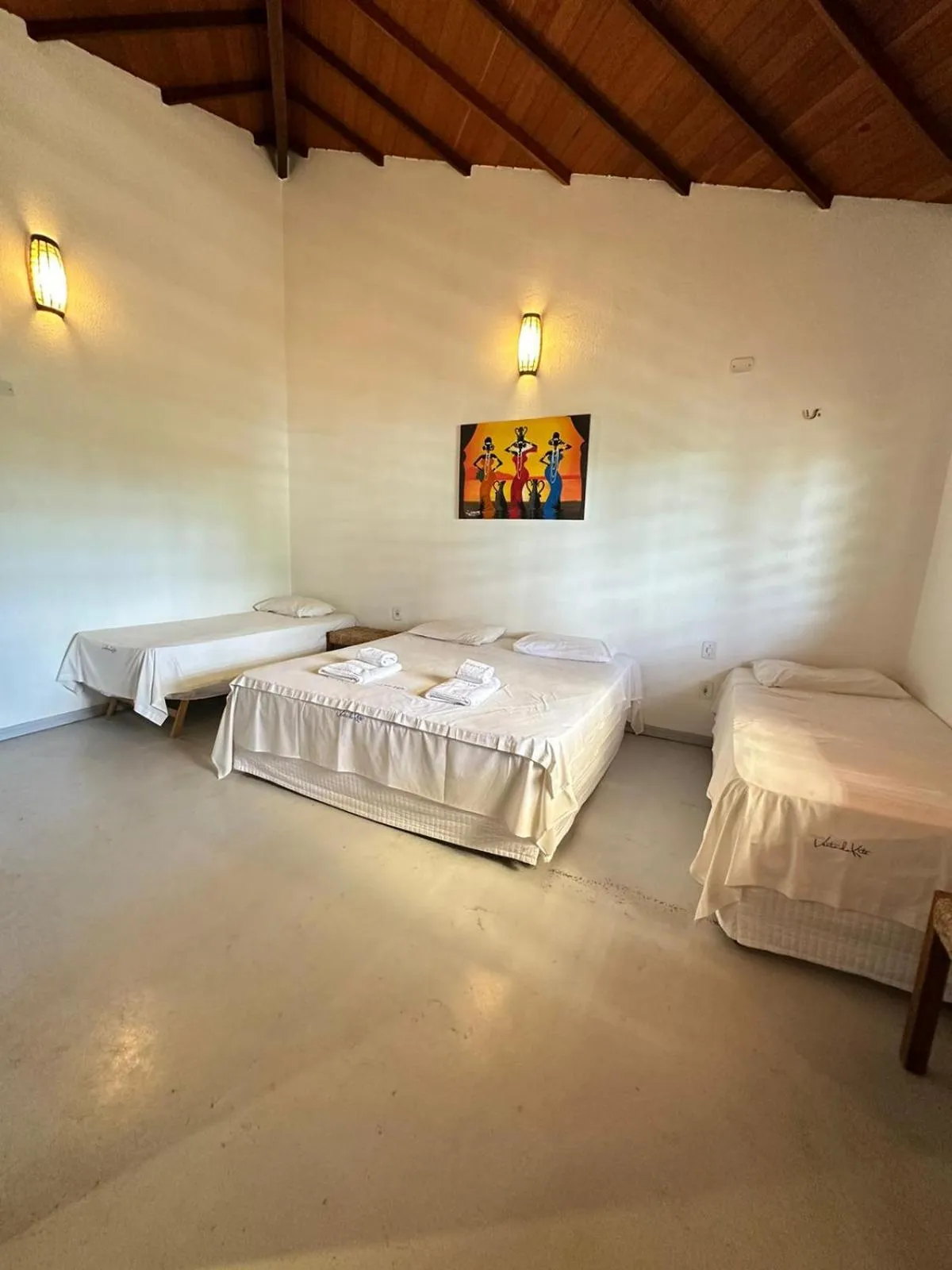 Bed in Pousada Vento do Kite