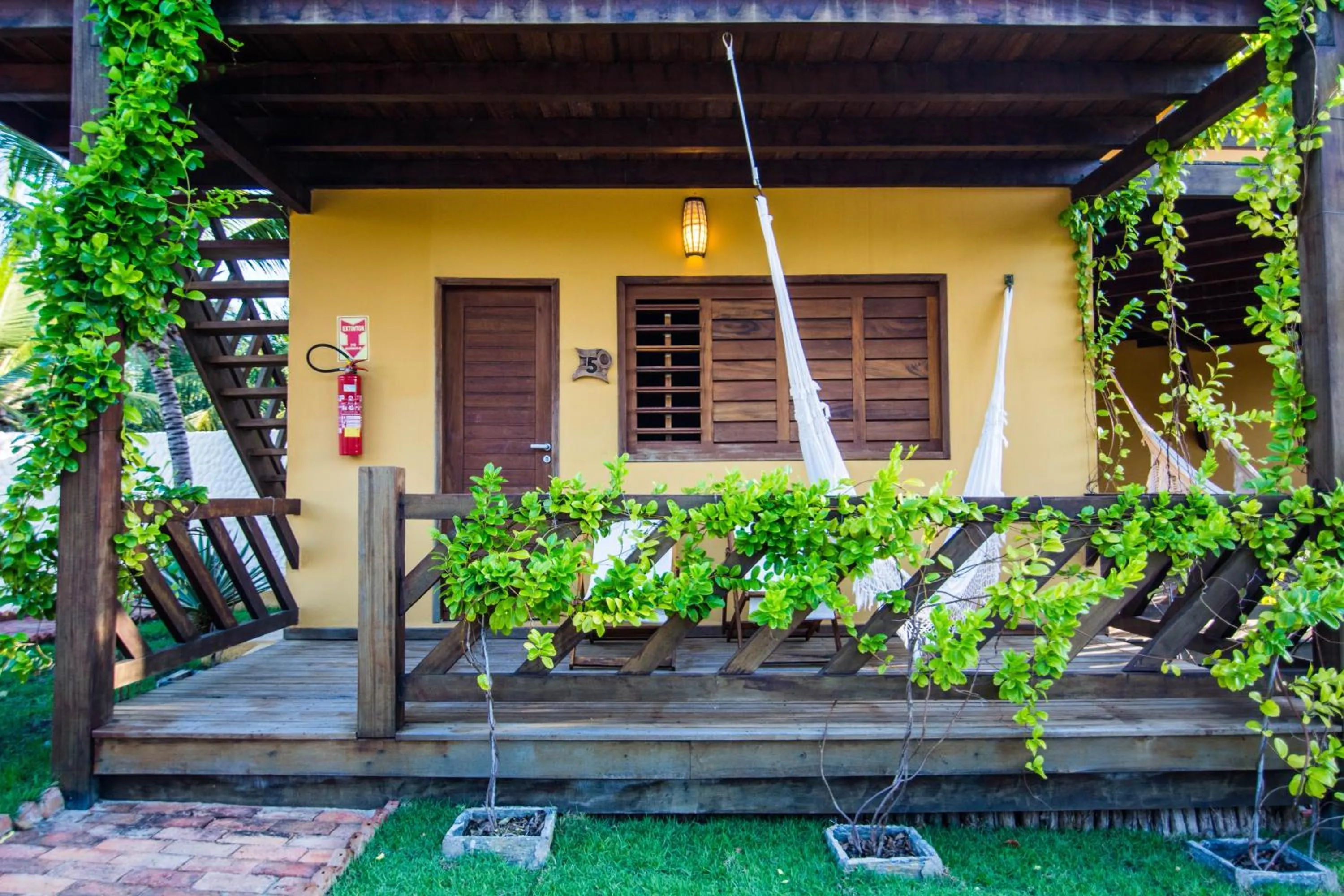 Patio in Pousada Vento do Kite