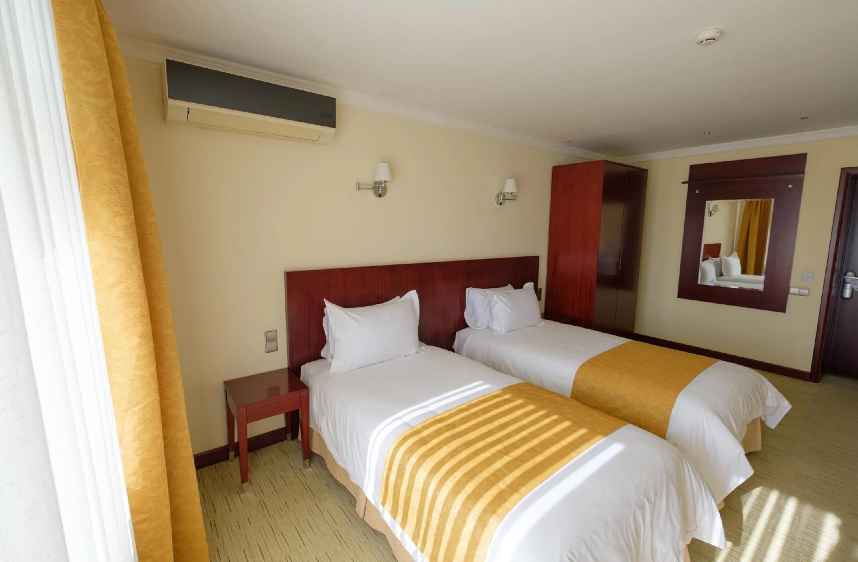 Decorative detail, Bed in Hotel Russia