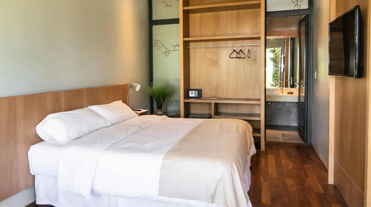 Bed in Hotel Tomaso